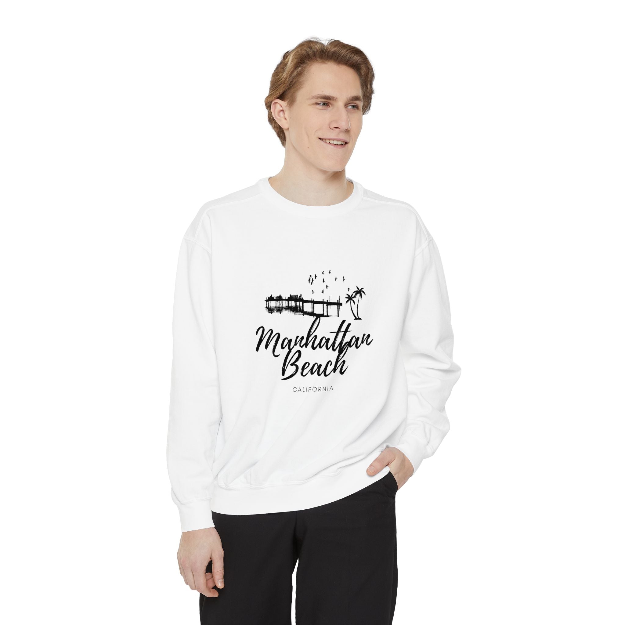 Viringee Manhattan Beach California Unisex Sweatshirt