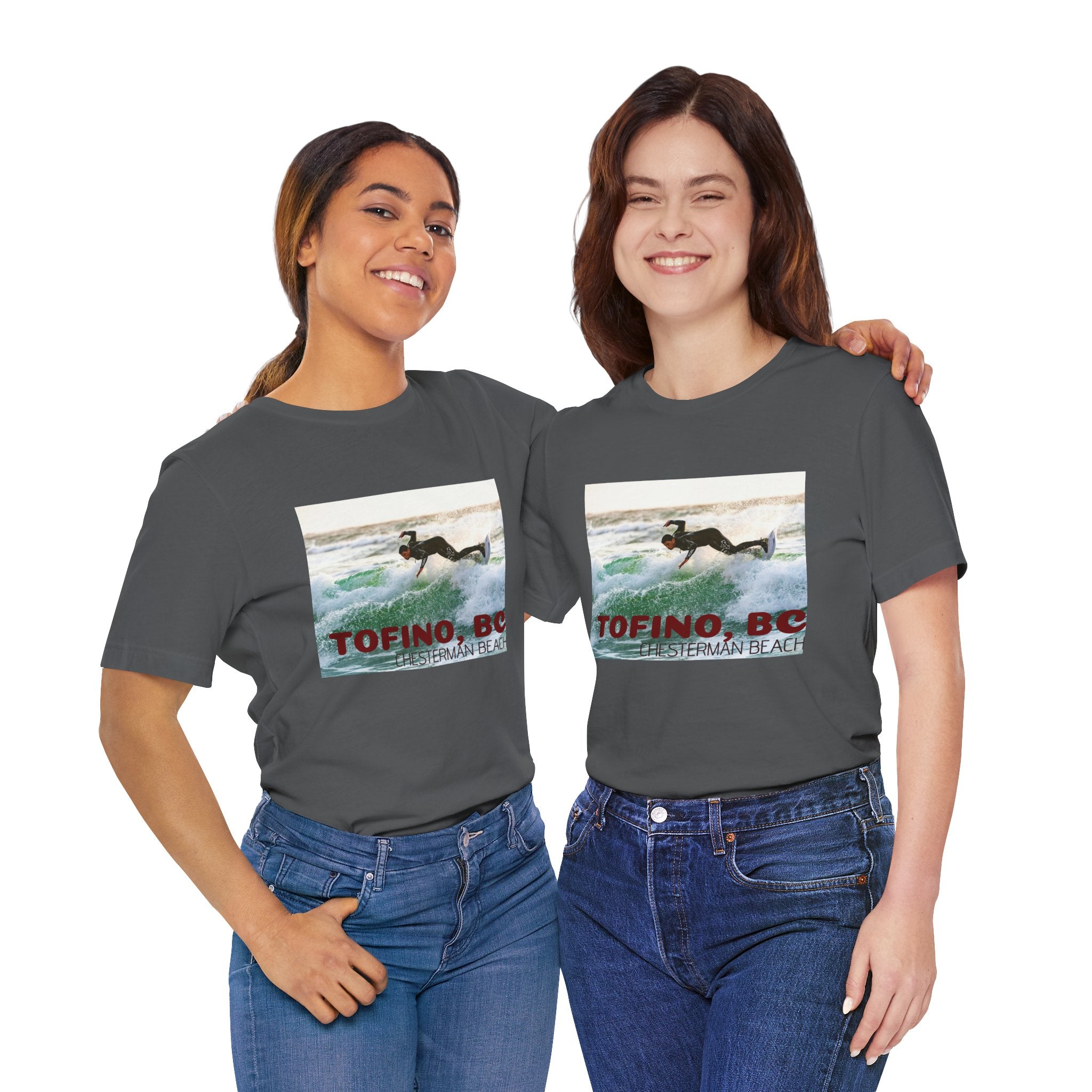Viringee Tofino Chesterman Beach Surfing Graphic Tee