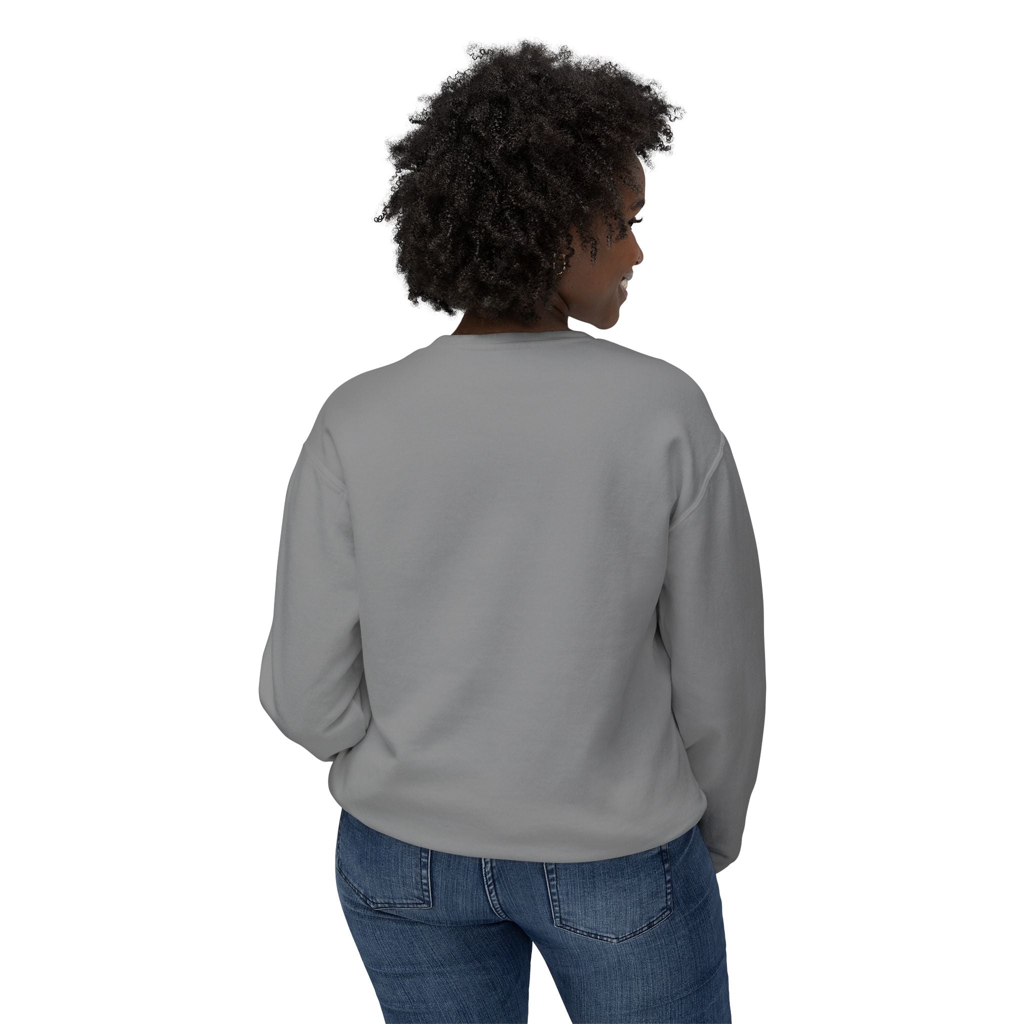 Viringee Cat Silhouette Unisex Lightweight Sweatshirt