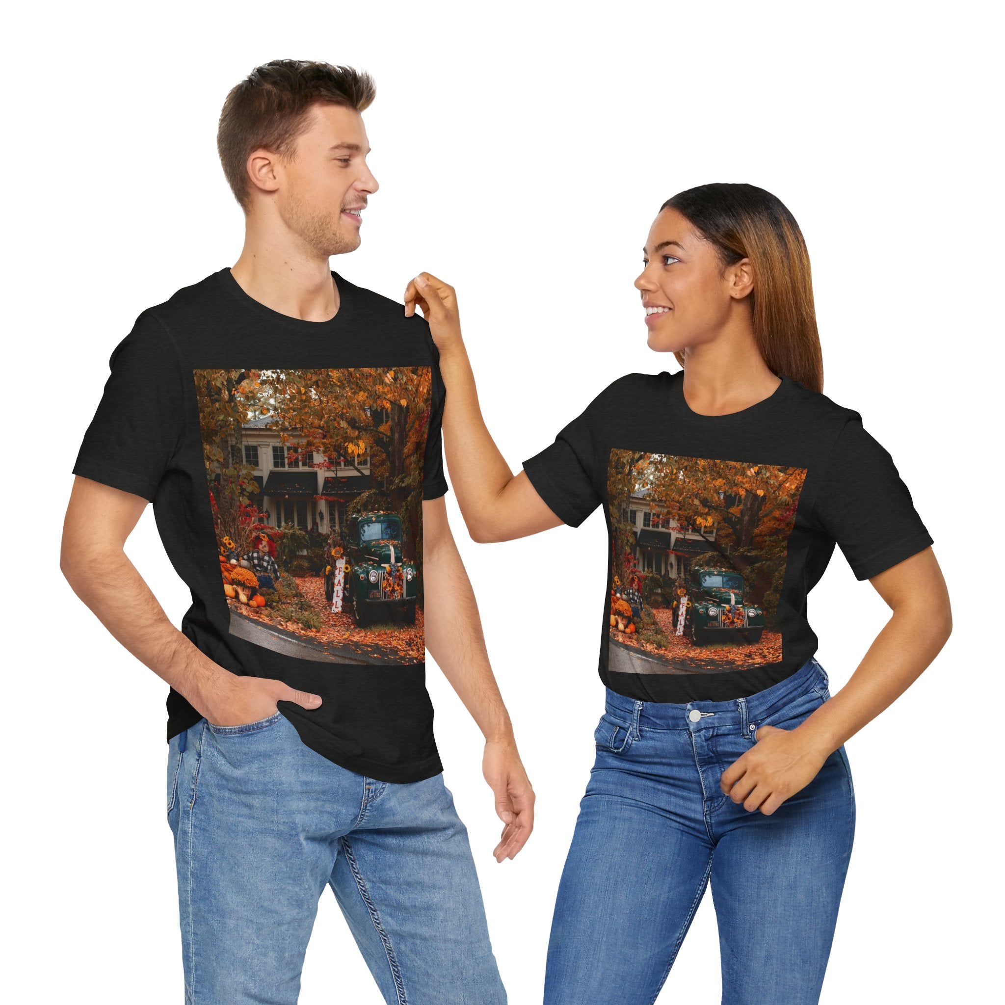 Viringee Autumn Vibes Unisex Jersey T Shirt