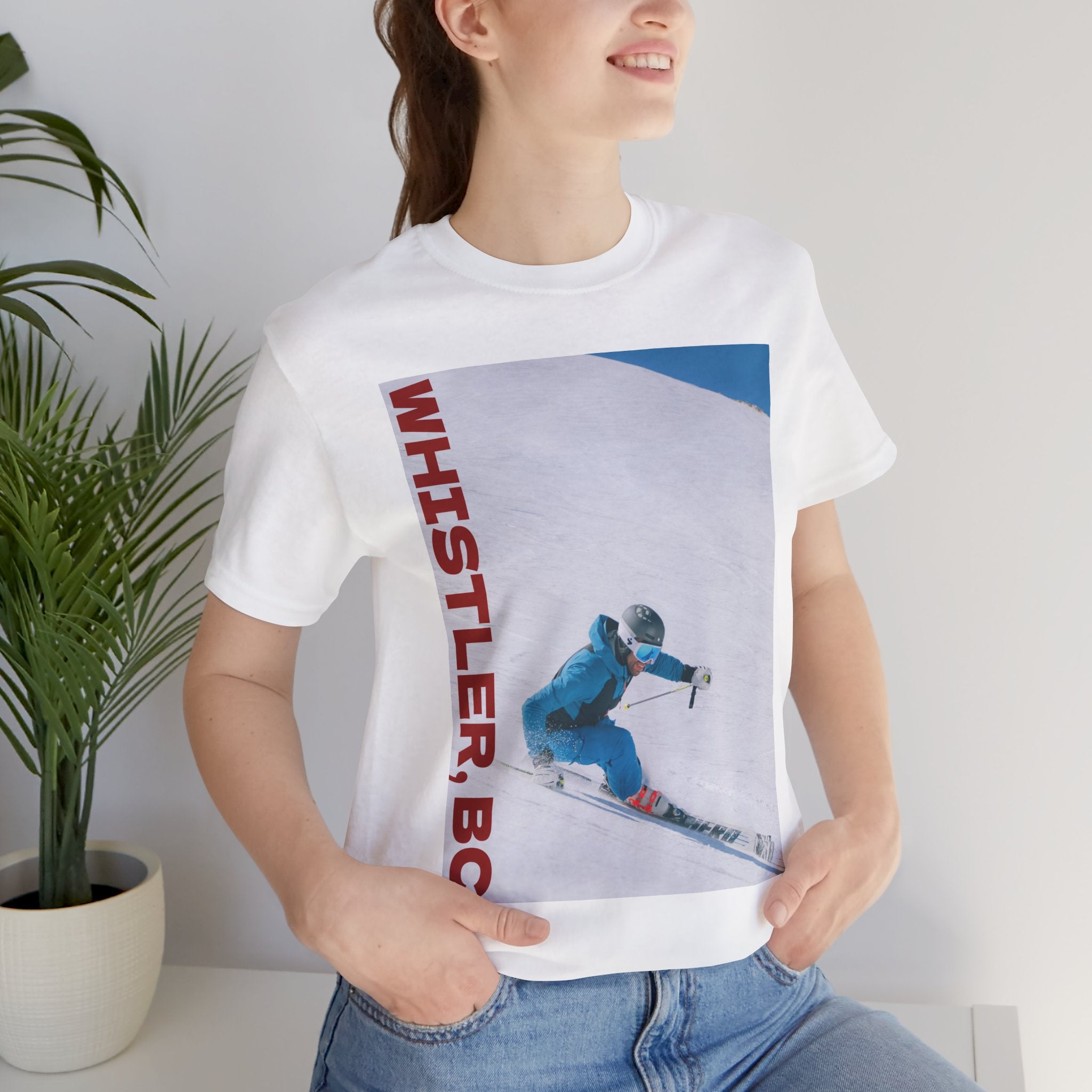 Whistler mountain pride T-shirt, unisex casual wear