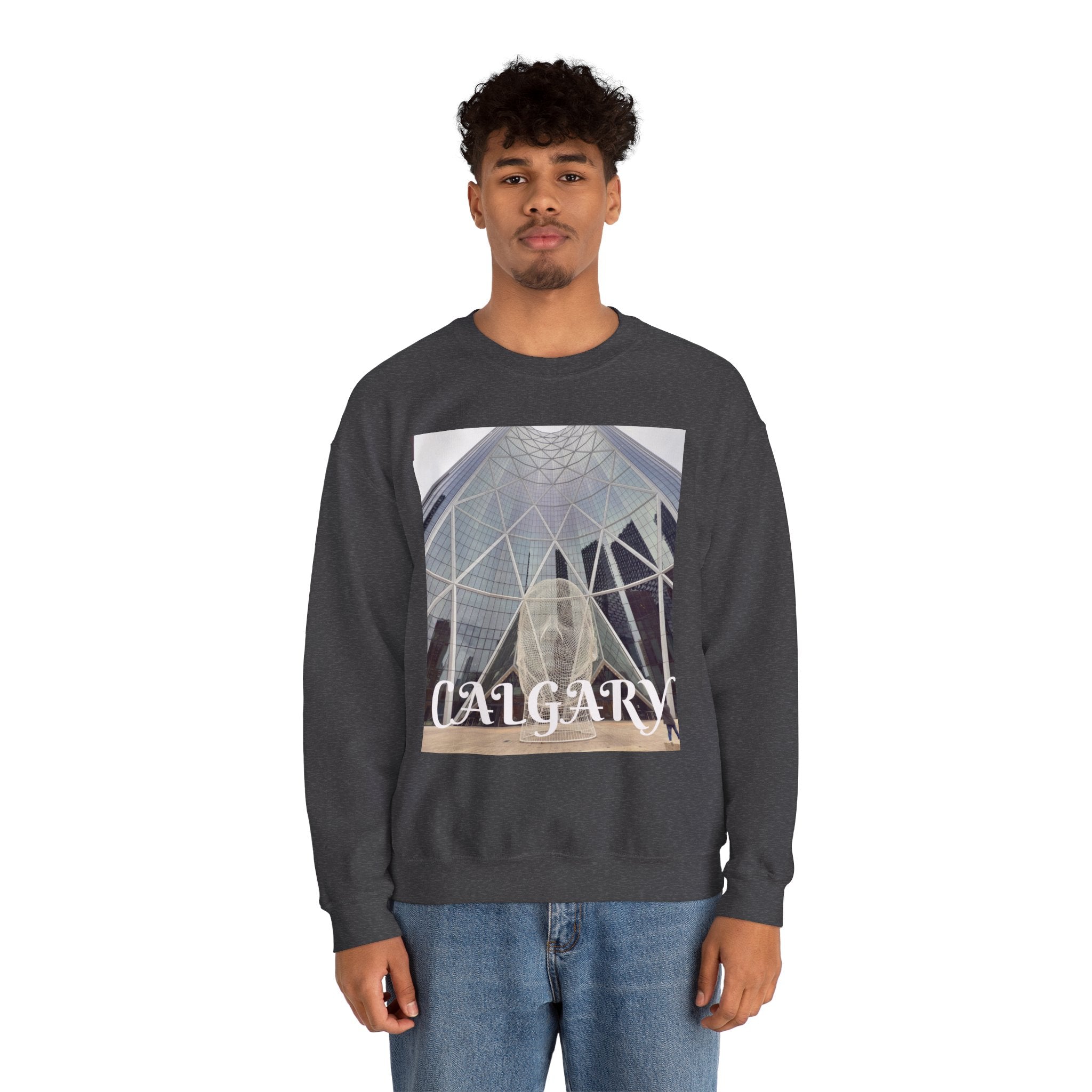 Viringee Calgary Graphic Crewneck Sweatshirt