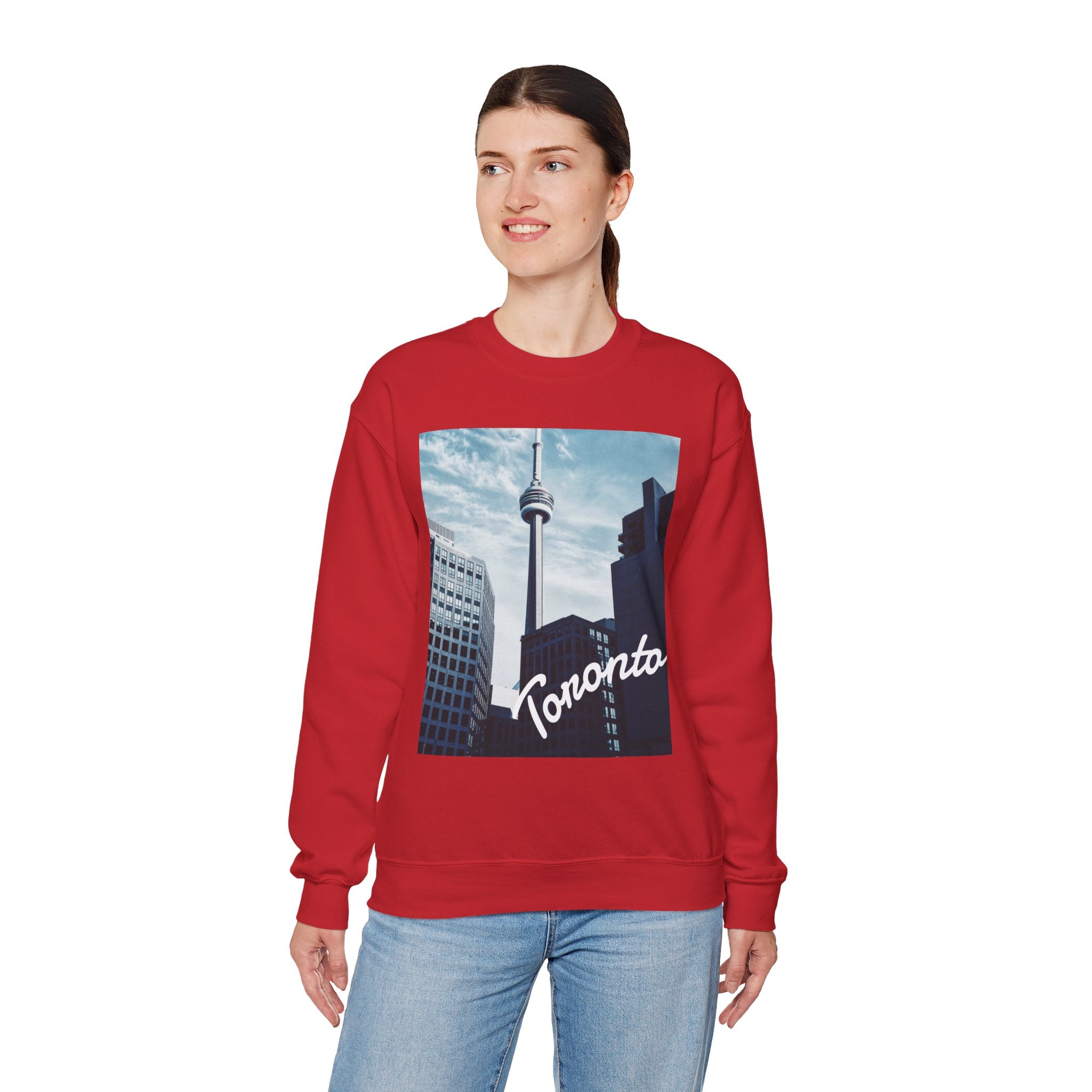 Viringee Toronto CN Tower Unisex Crewneck Sweatshirt