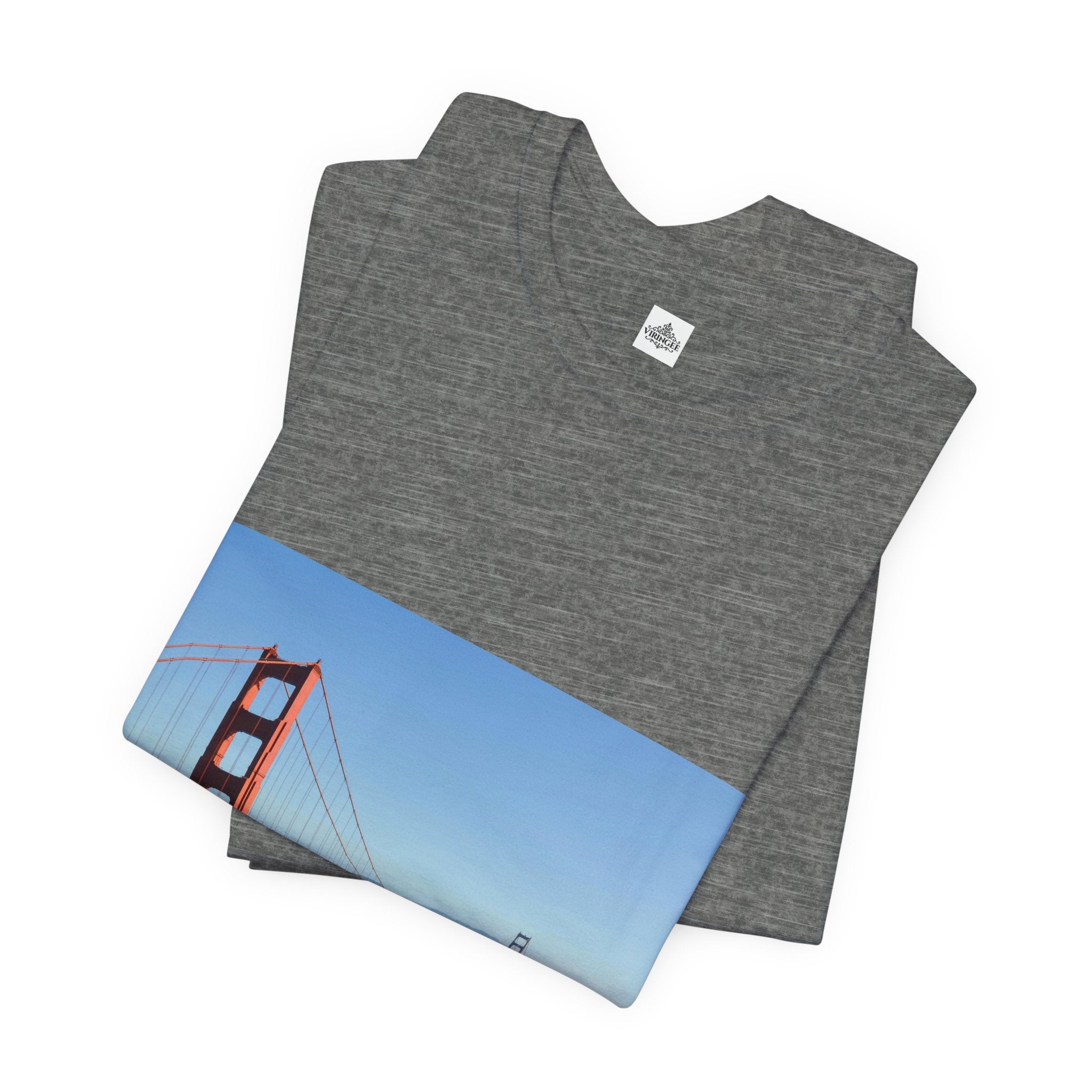 Viringee California Golden Gate Bridge Graphic T-shirt