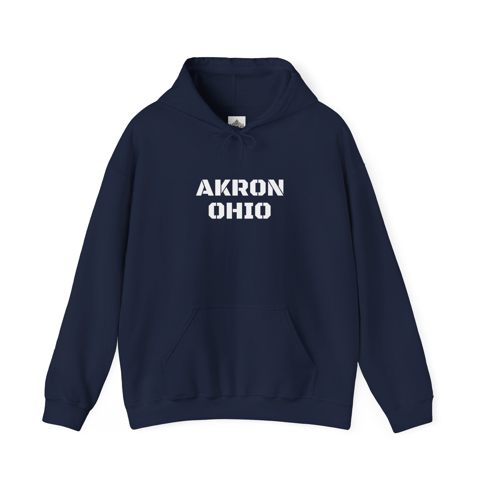 Viringee Akron Ohio Unisex Heavy Blend Hooded Sweatshirt