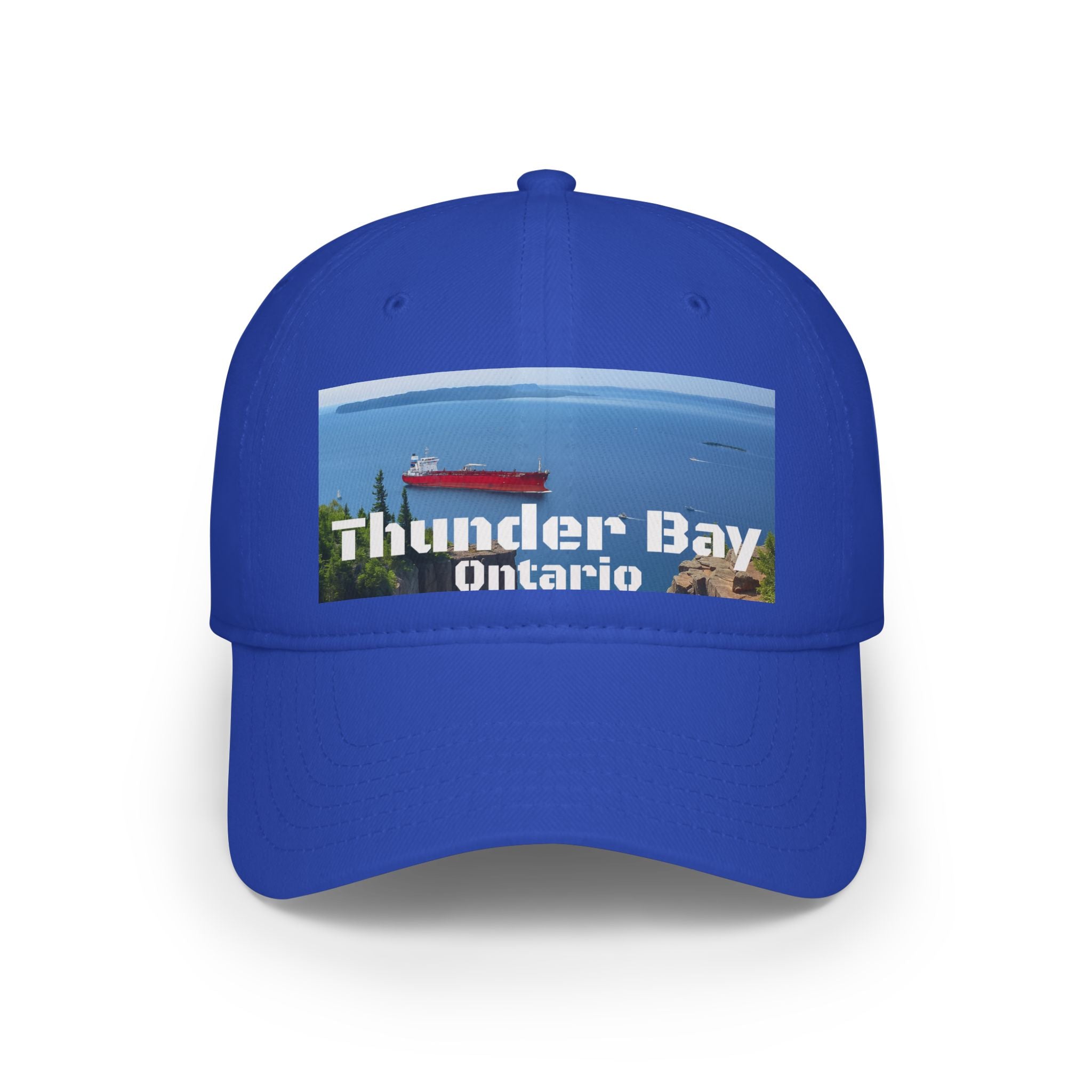 Adjustable Thunder Bay Ontario low profile cap with printed graphic