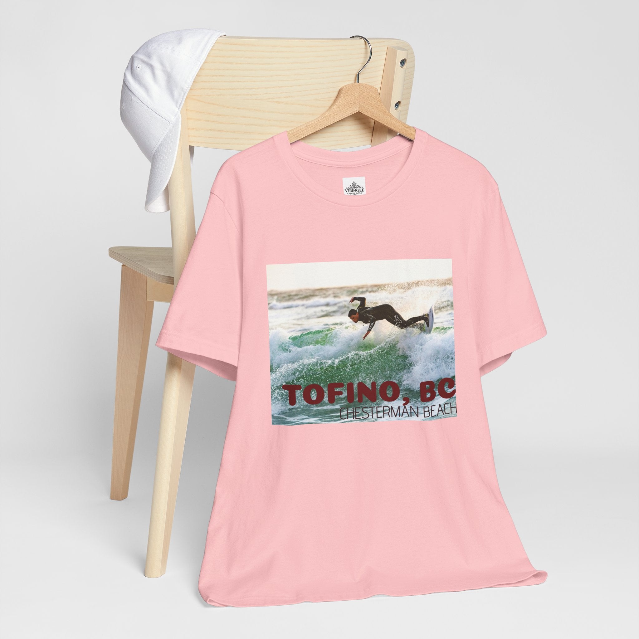 Viringee Tofino Chesterman Beach Surfing Graphic Tee