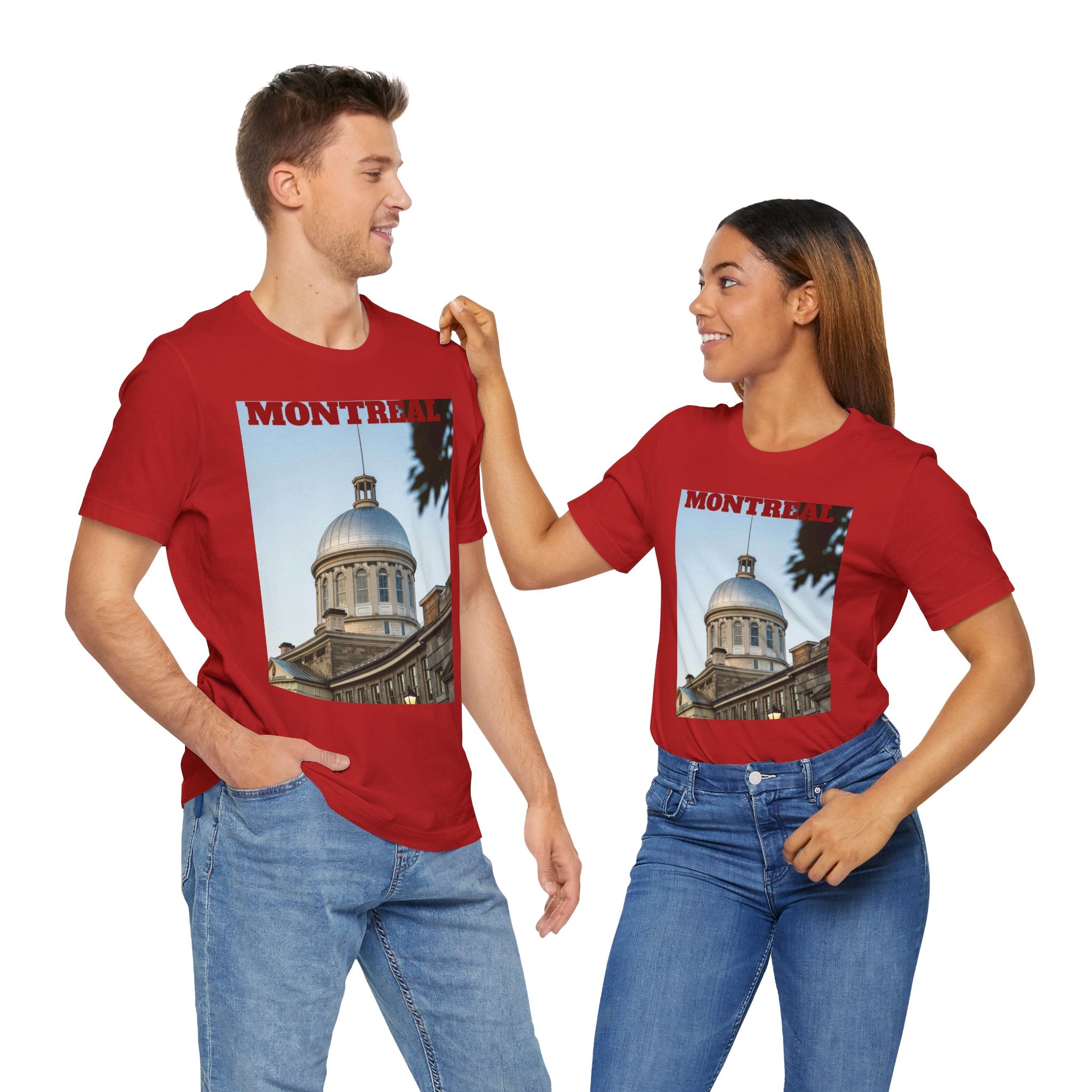Unisex Old Montreal vintage T-shirt with city graphic