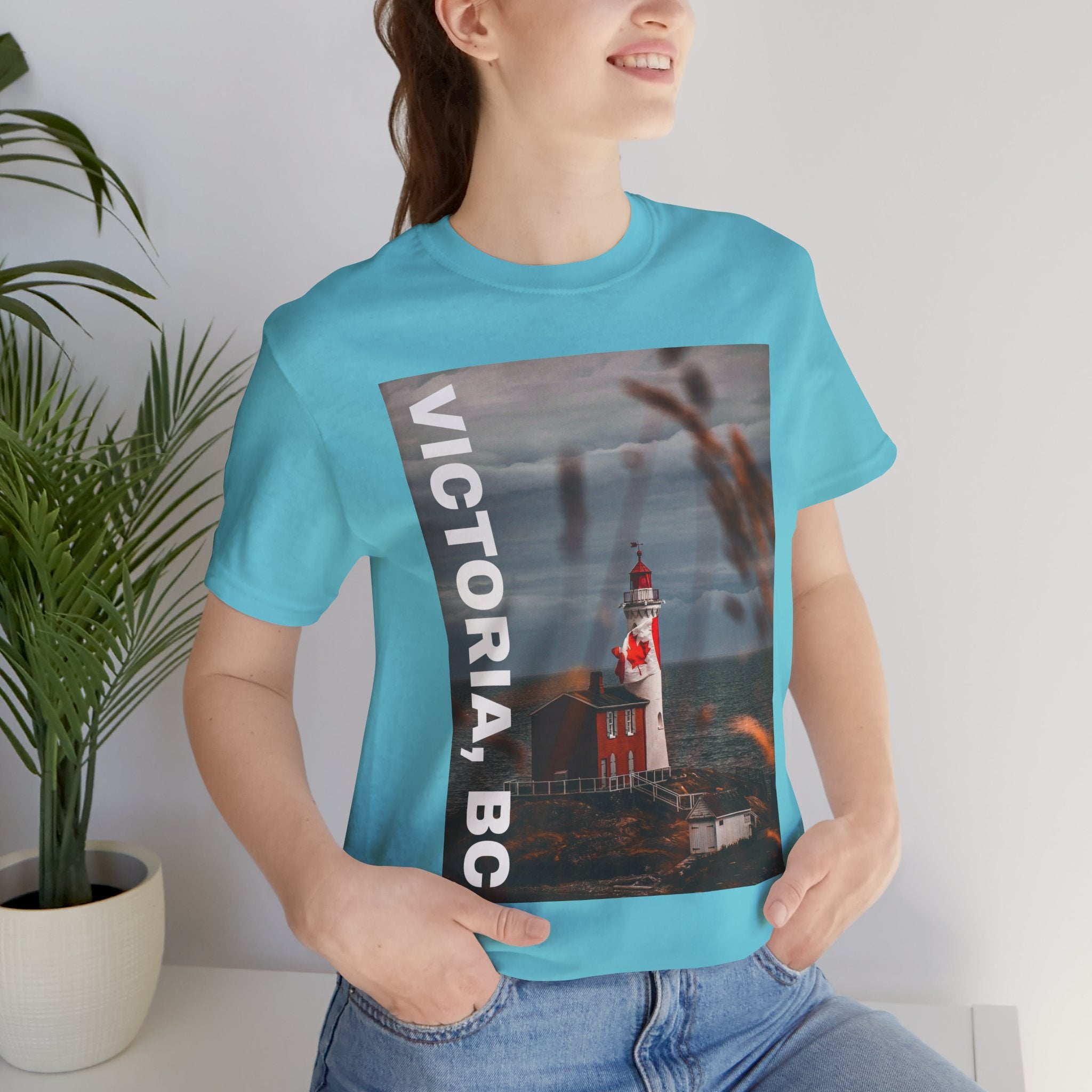 Unisex Victoria lighthouse T-shirt by Viringee