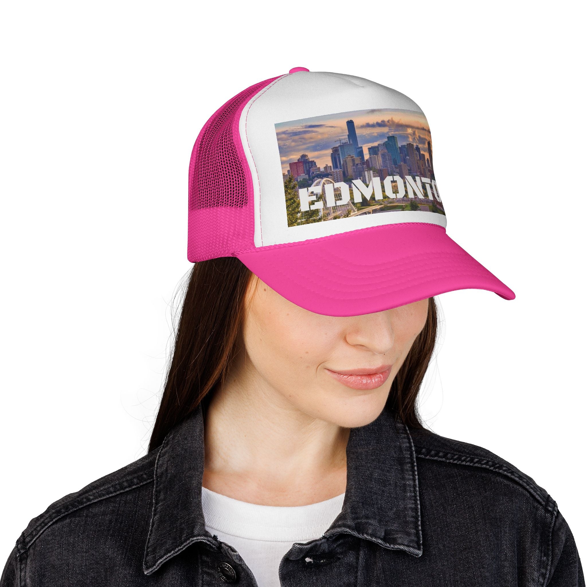 Unisex Edmonton trucker cap, adjustable fit