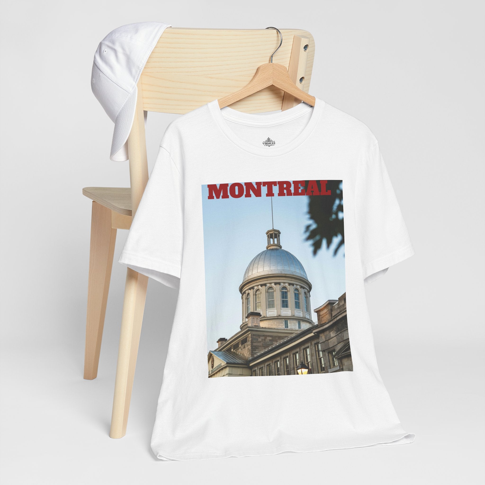 Unisex Old Montreal vintage T-shirt with city graphic