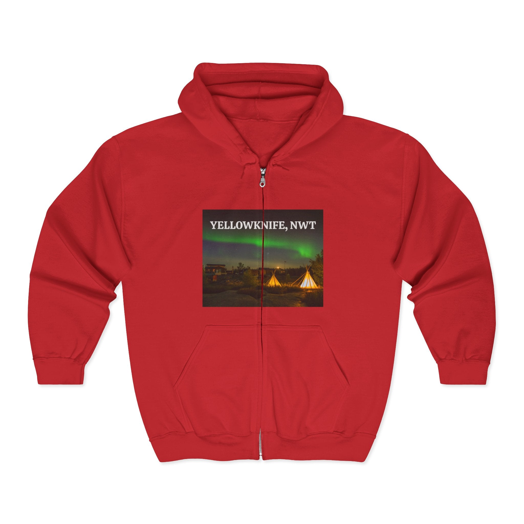 Viringee Yellowknife NWT Unisex Heavy Blend™ Full Zip Hooded Sweatshirt