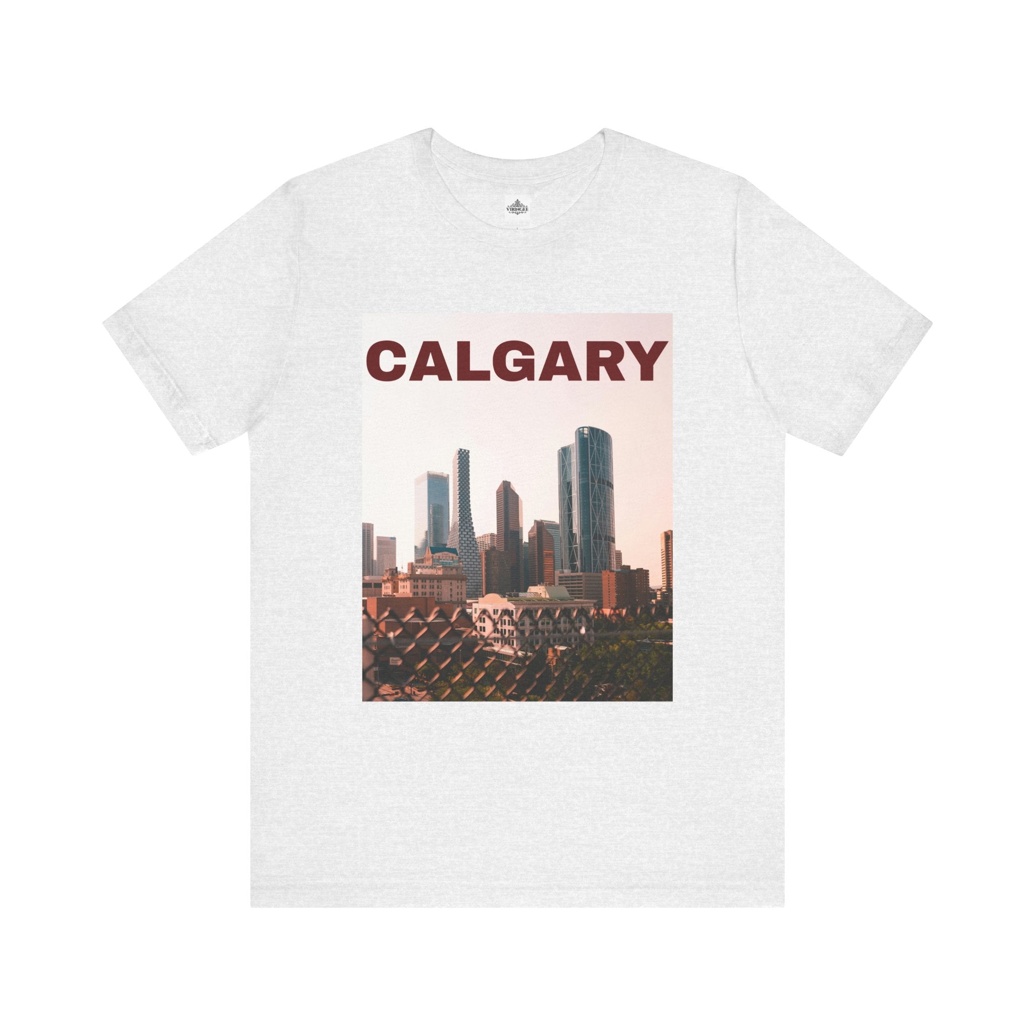 Unisex Calgary skyline T-shirt with bold city design