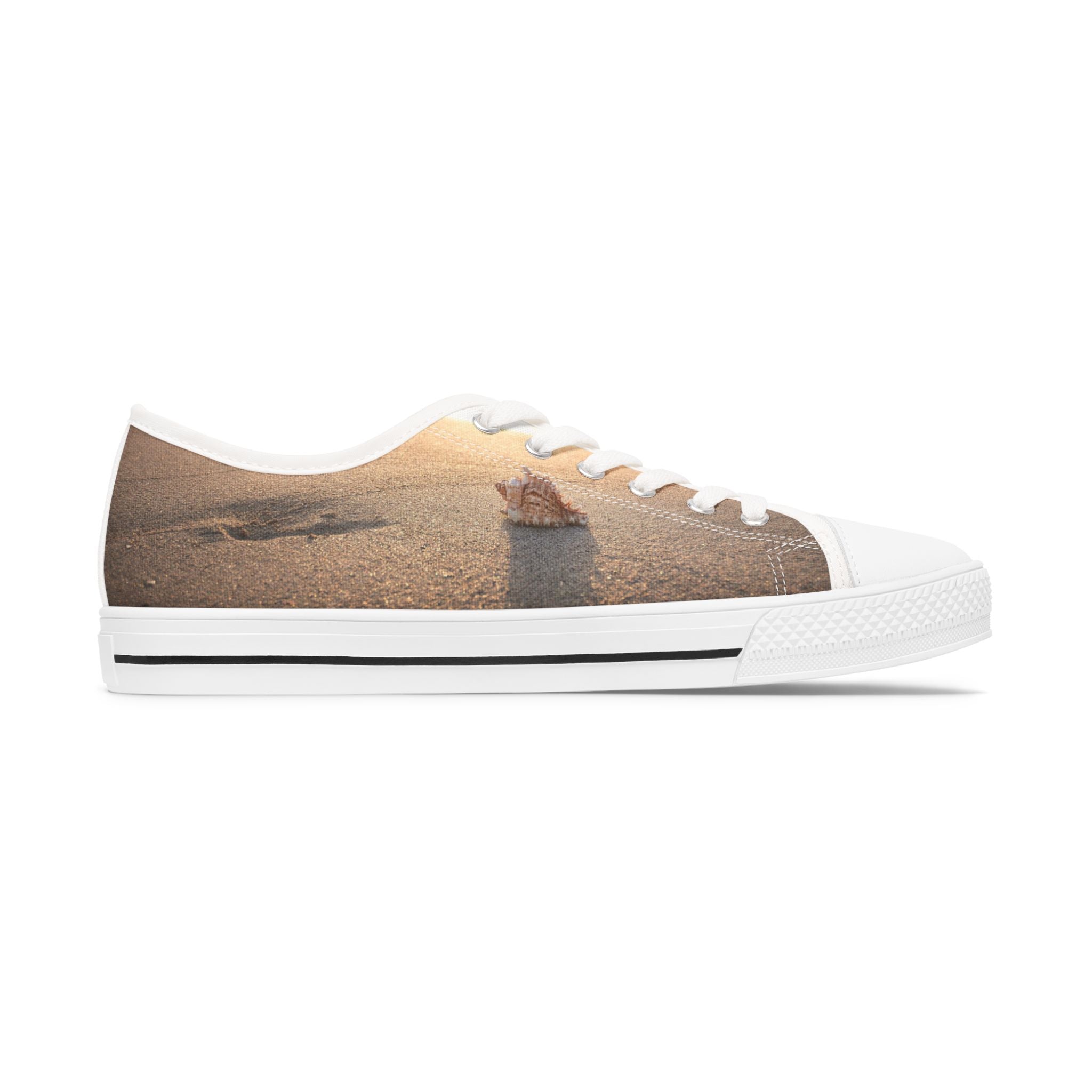 Viringee Sea Shell Low Top Sneakers for the beach girl