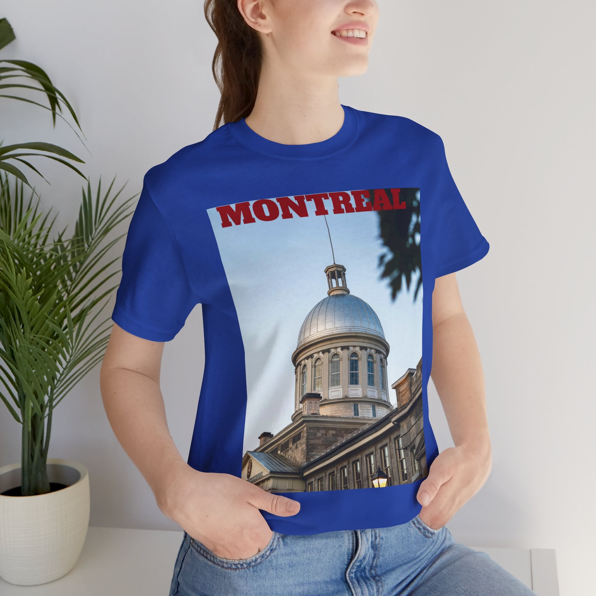 Unisex Old Montreal vintage T-shirt with city graphic