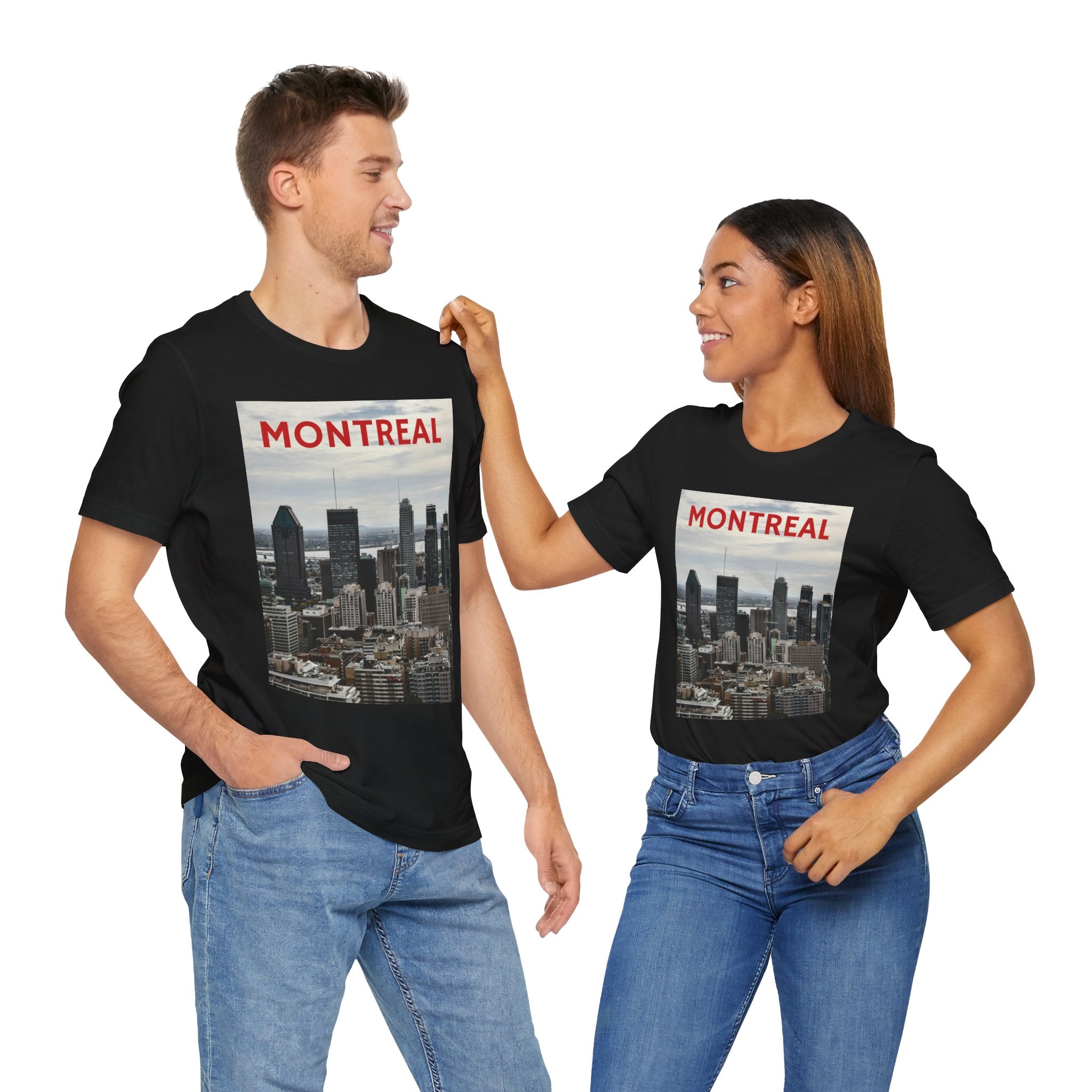 Viringee Montreal Cityscape Unisex Tee / T-shirt Unisexe Viringee – Panorama de Montréal