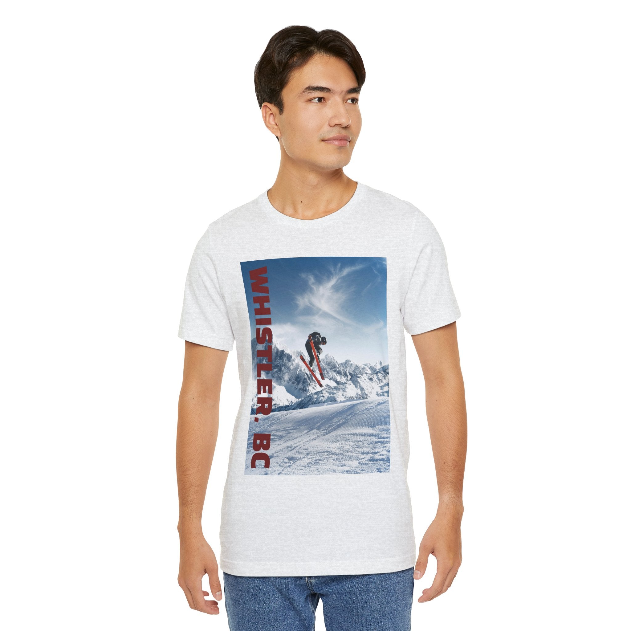 Viringee Whistler BC Snowboarder Short Sleeve Tee