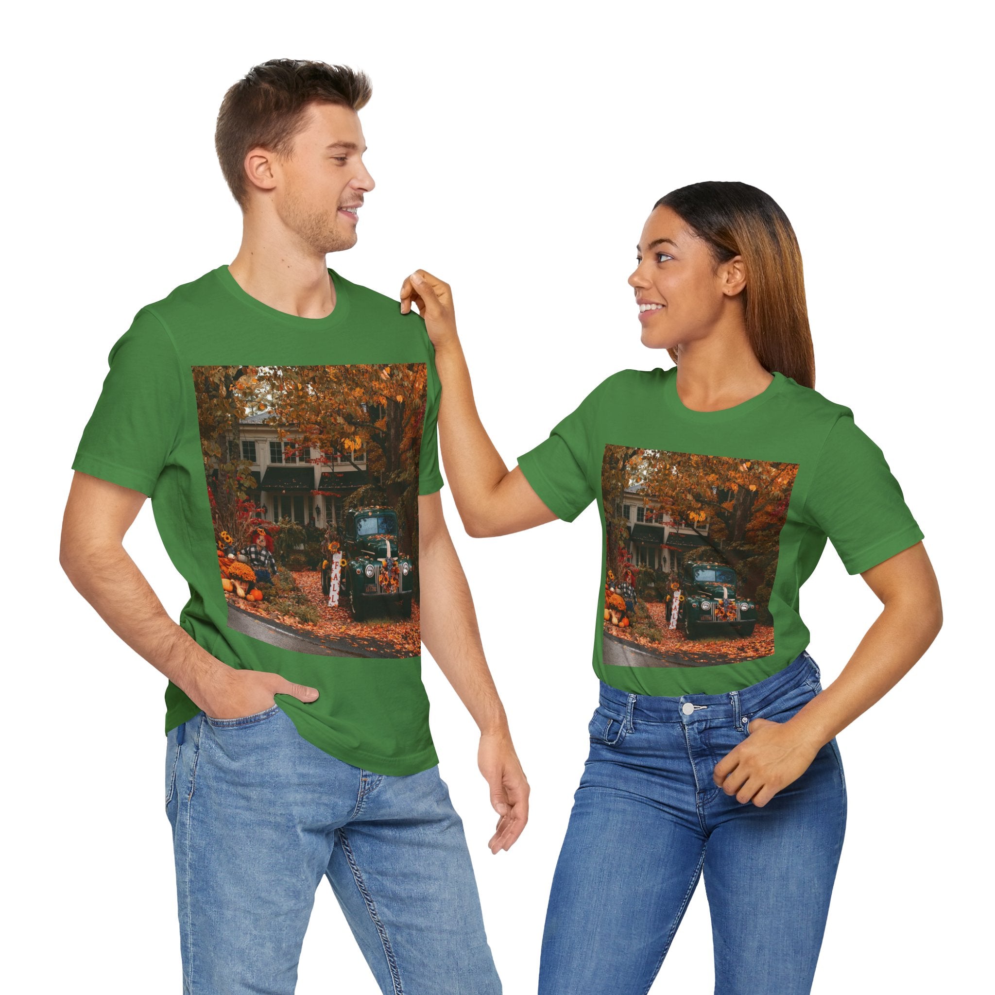 Viringee Autumn Vibes Unisex Jersey T Shirt