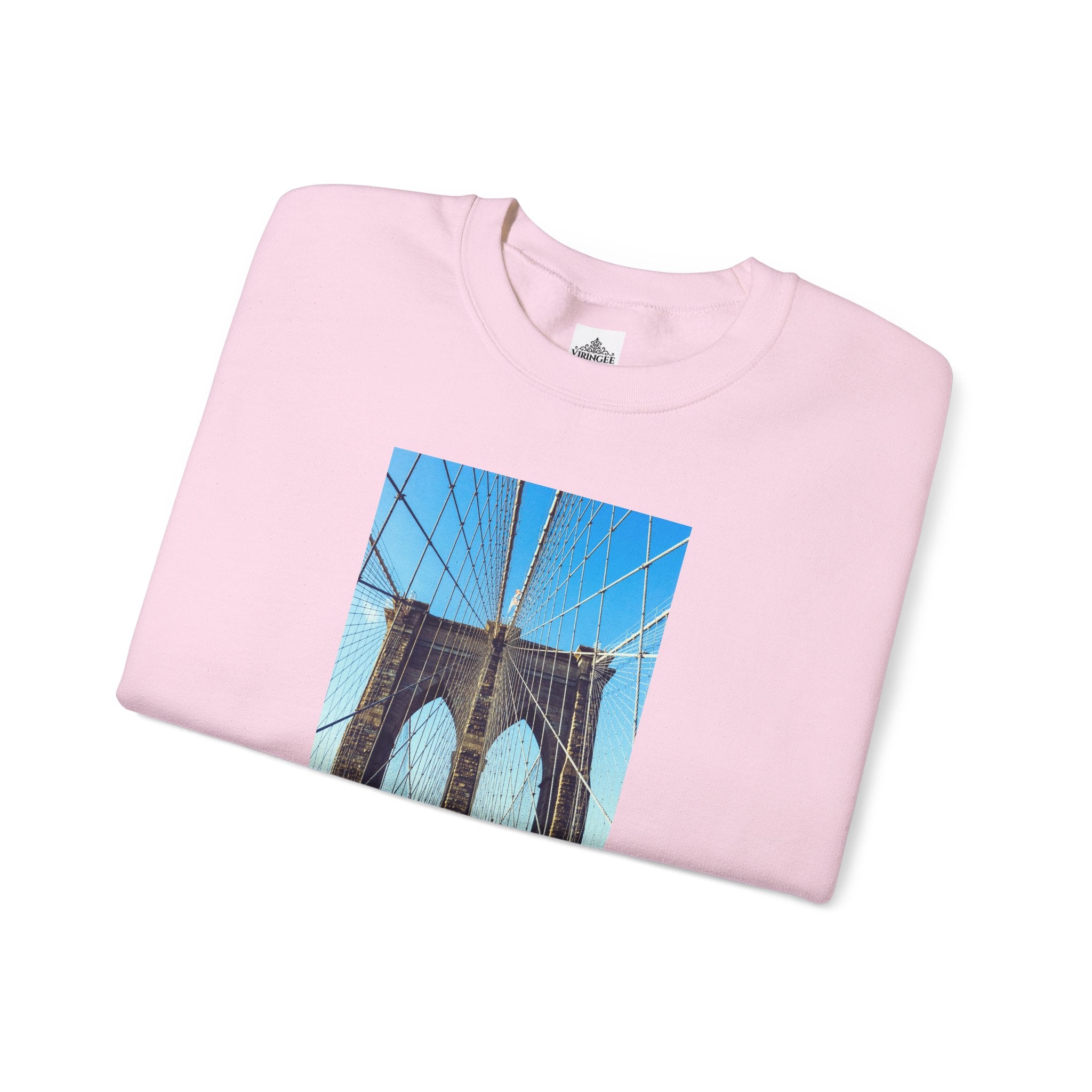 Viringee Brooklyn Bridge Crewneck Sweatshirt
