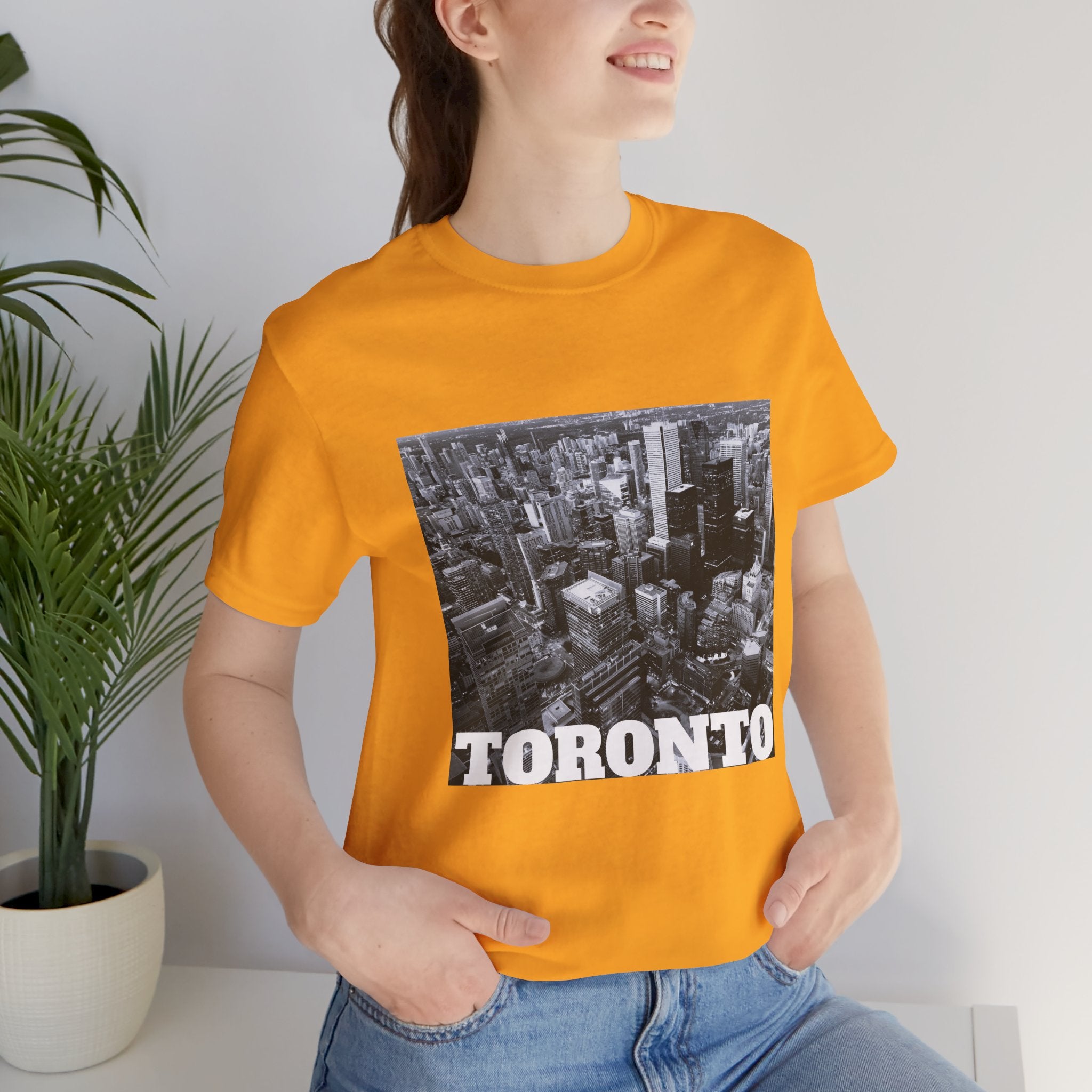 Downtown Toronto skyline T-shirt, unisex short sleeve style