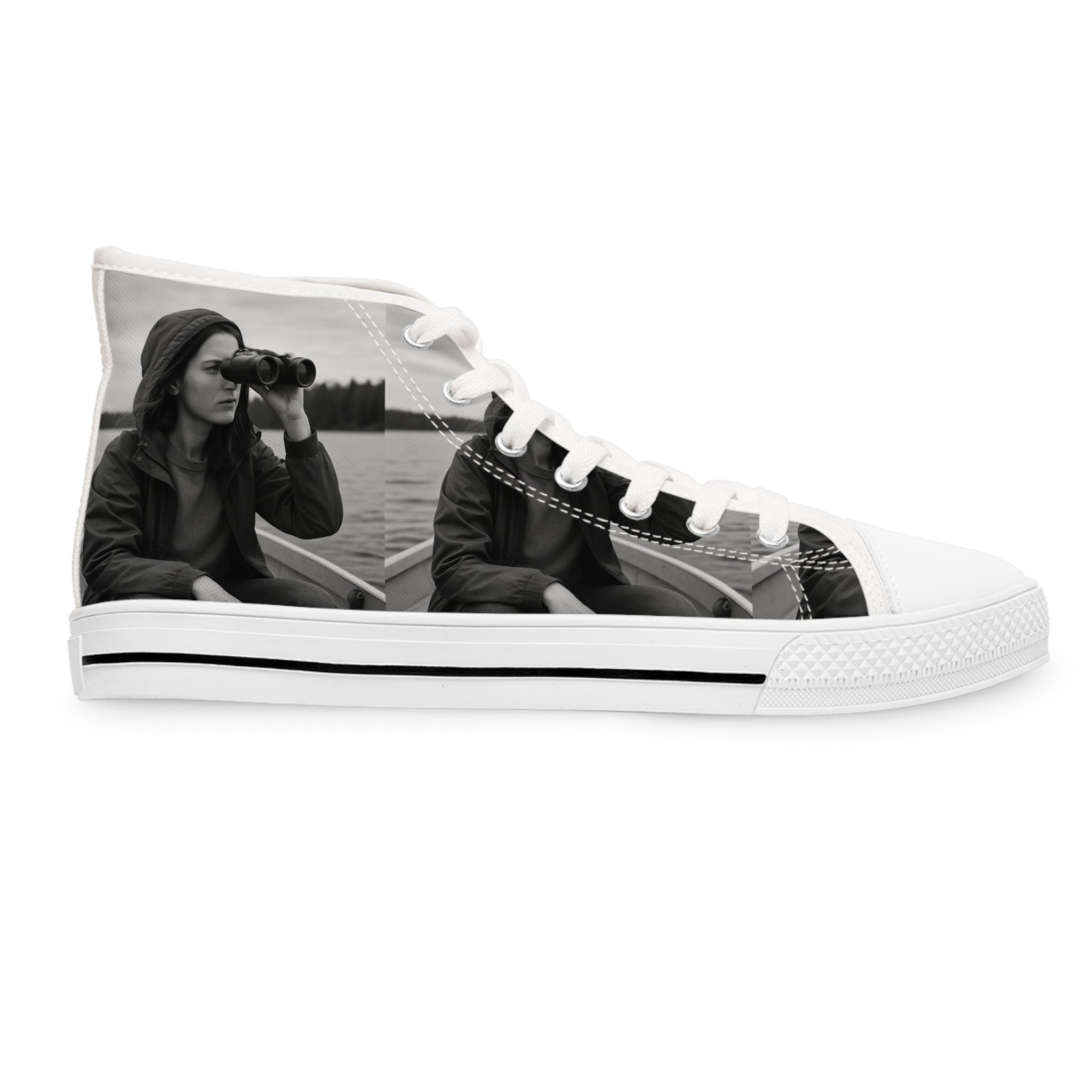 Viringee Focus on the Horizon High Top Sneakers for the adventurous woman