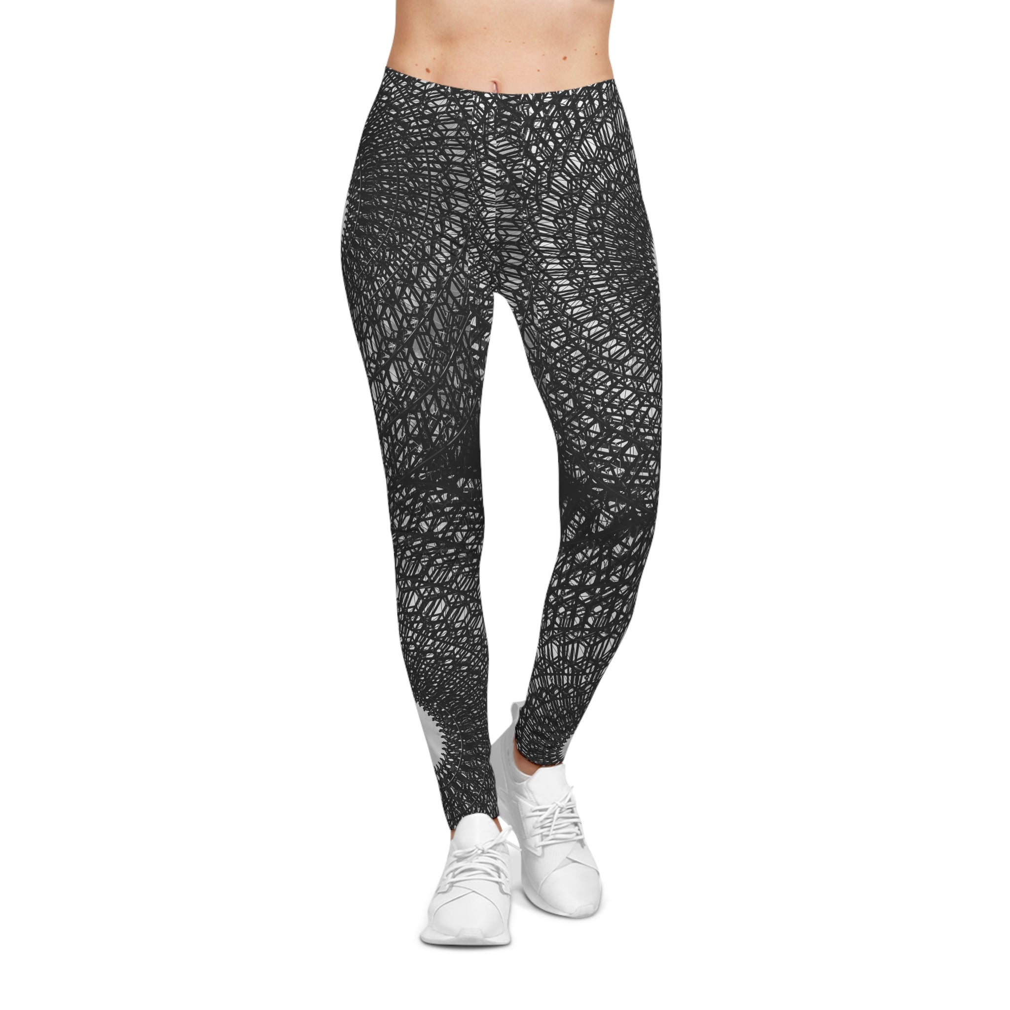 Viringee Women's Dark Mosaic Sparkle Leggings
