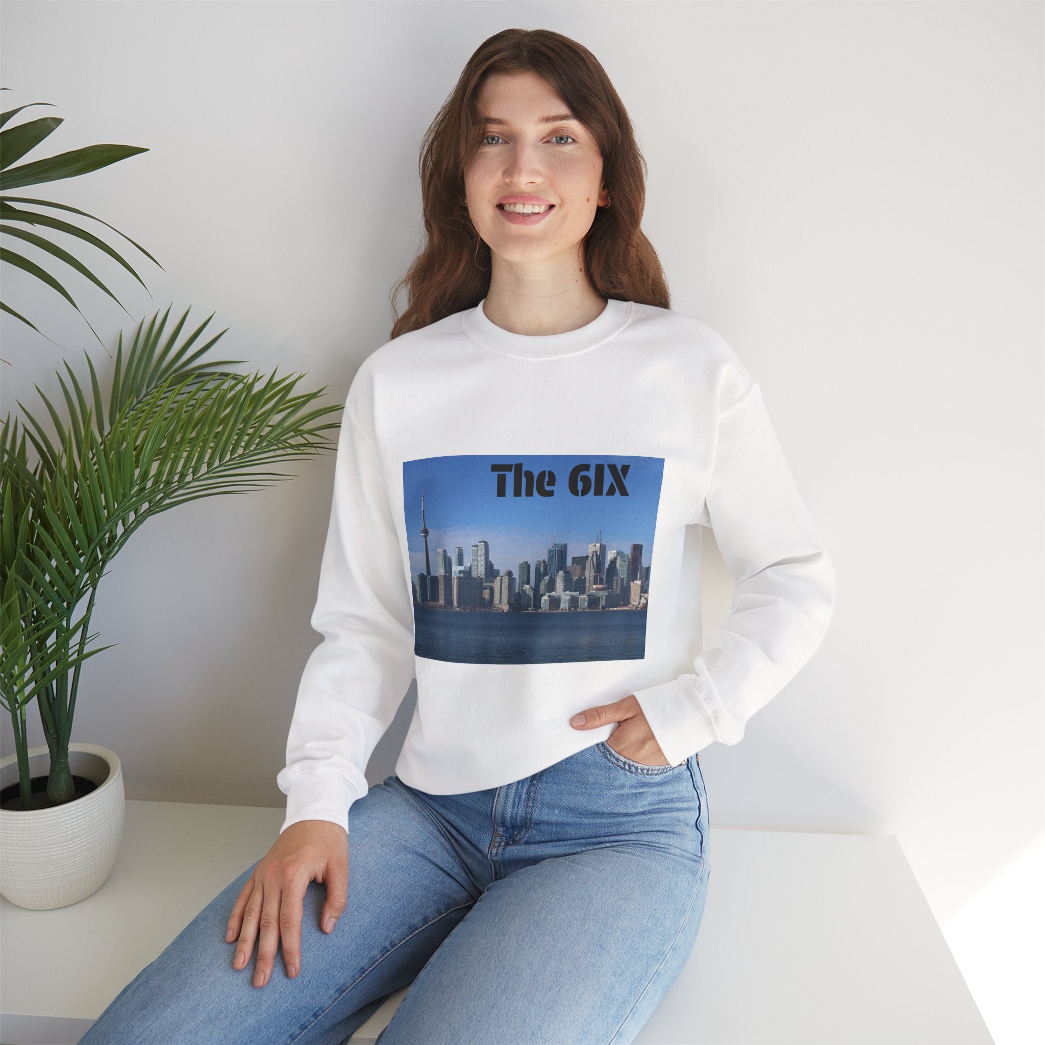 Viringee Toronto Skyline Unisex Crewneck Sweatshirt