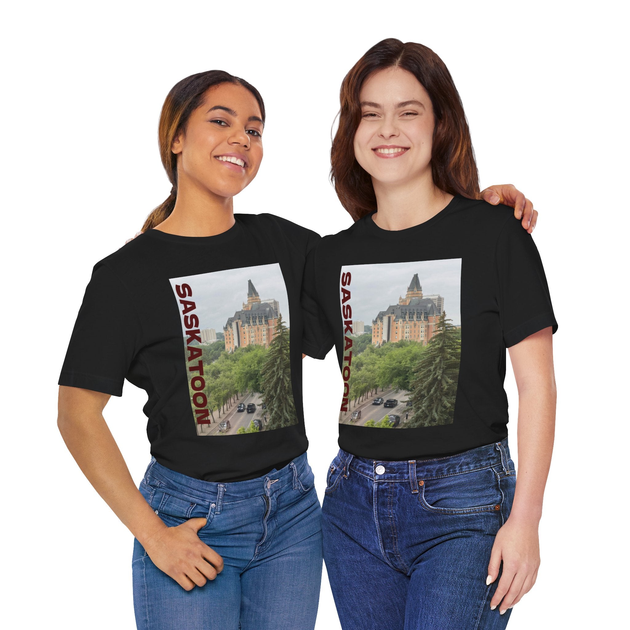 Viringee Saskatoon Unisex Cityscape Tee