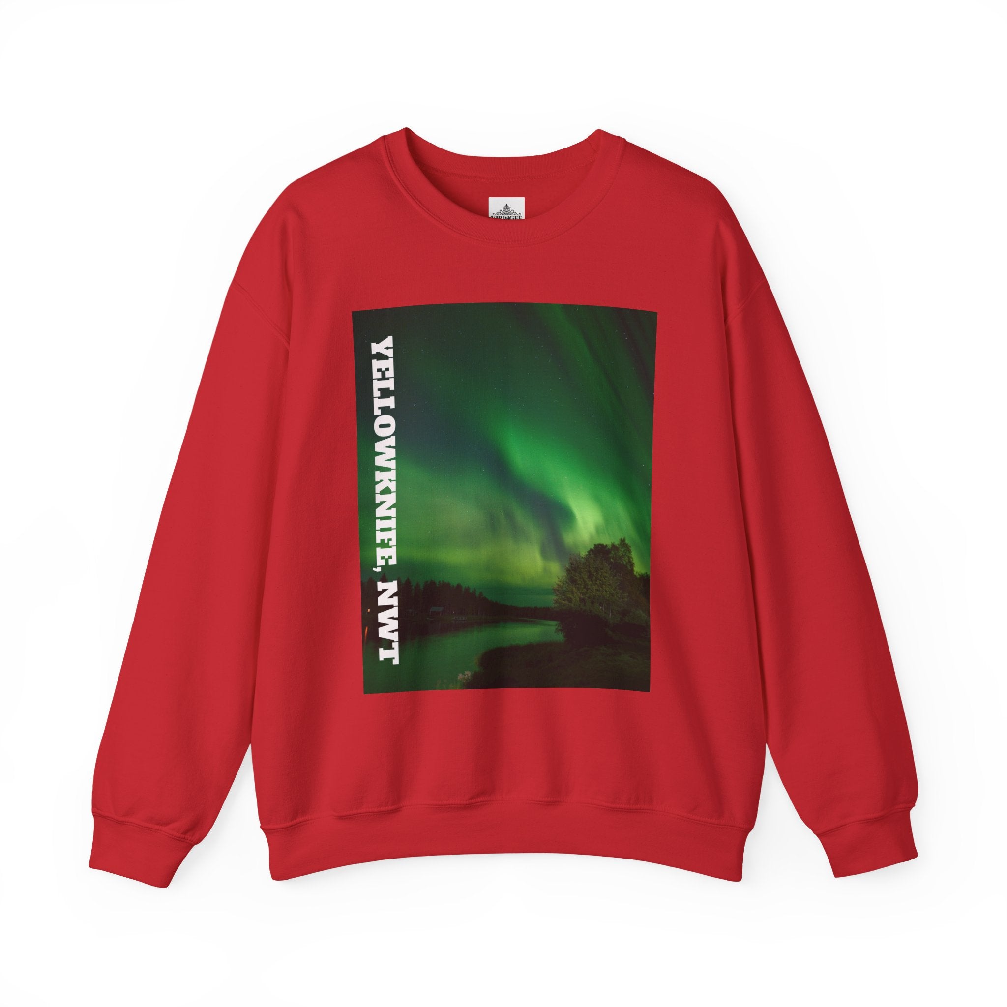 Viringee Yellowknife, NWT Lights Crewneck Sweatshirt
