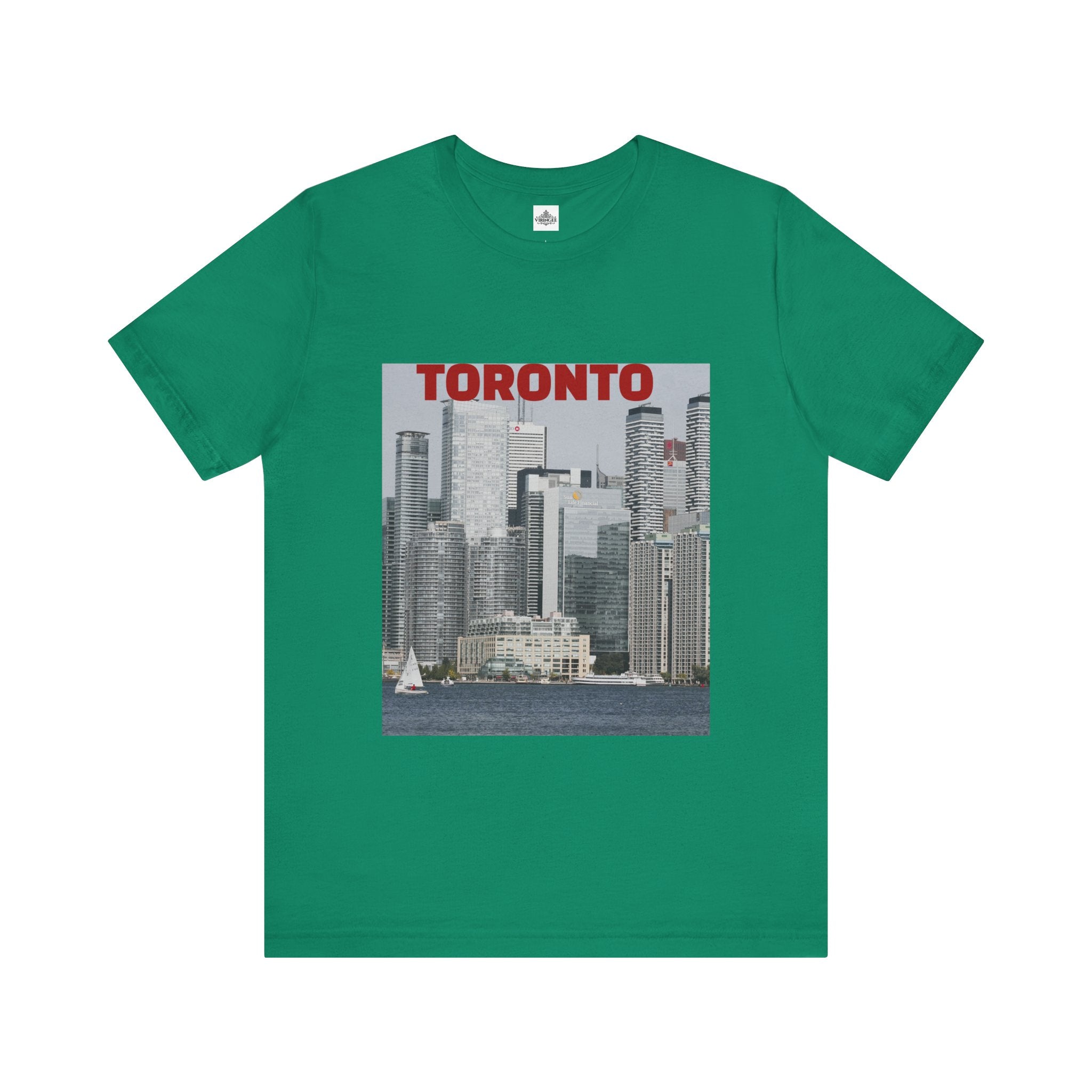 Unisex Toronto Harbor T-shirt inspired by city skyline