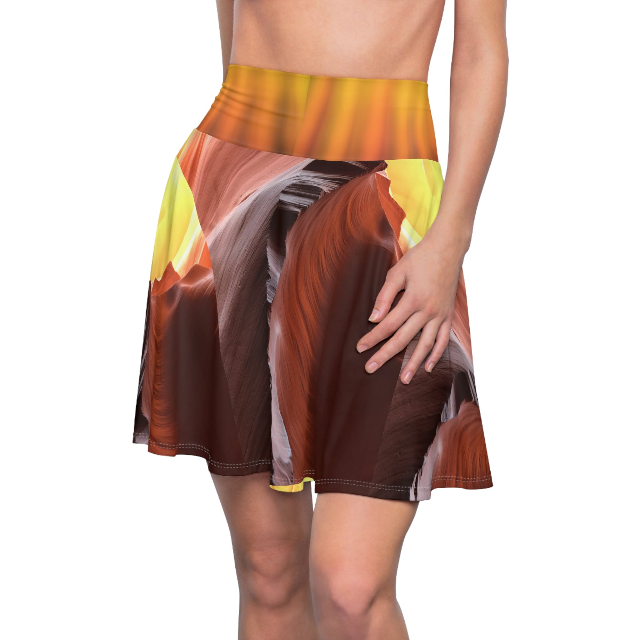 Viringee Rock Canvas Women's Skater Skirt