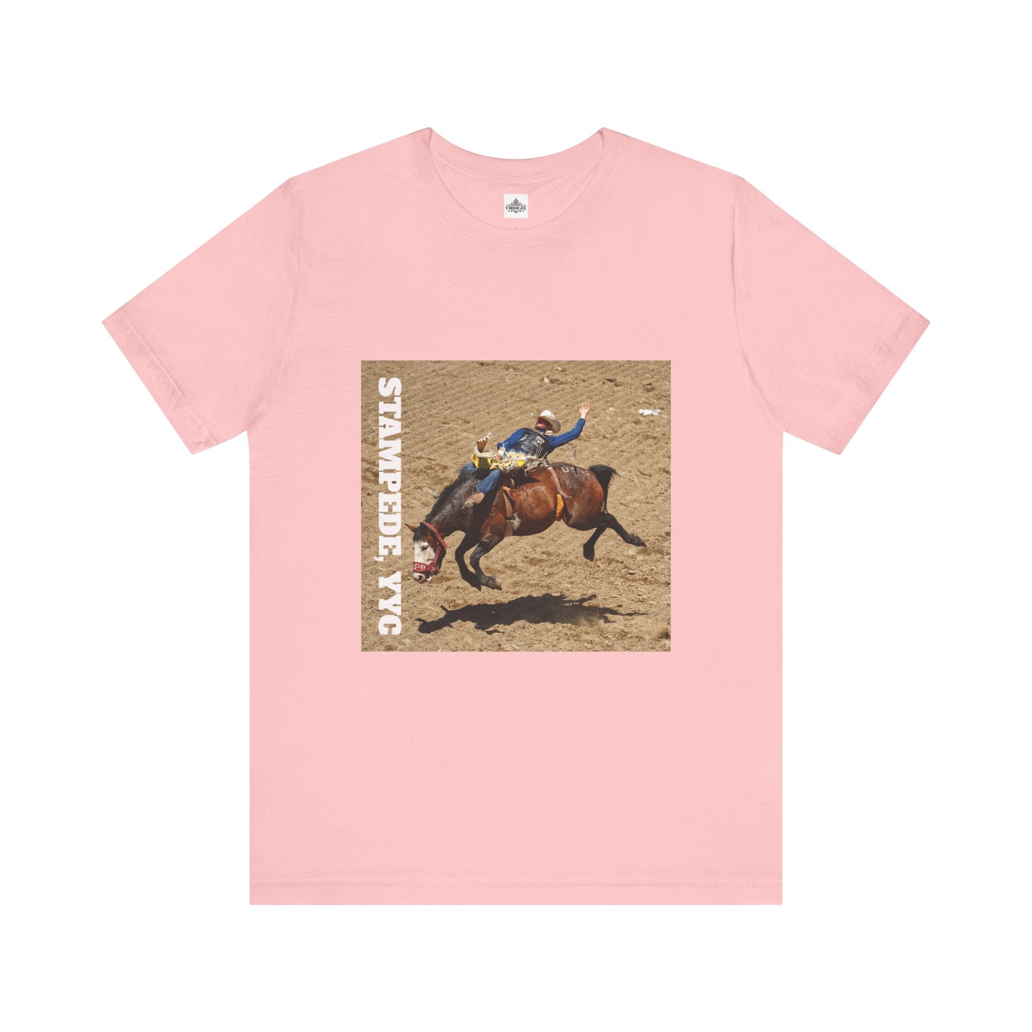 Unisex Calgary rodeo T-shirt by Viringee with Stampede design