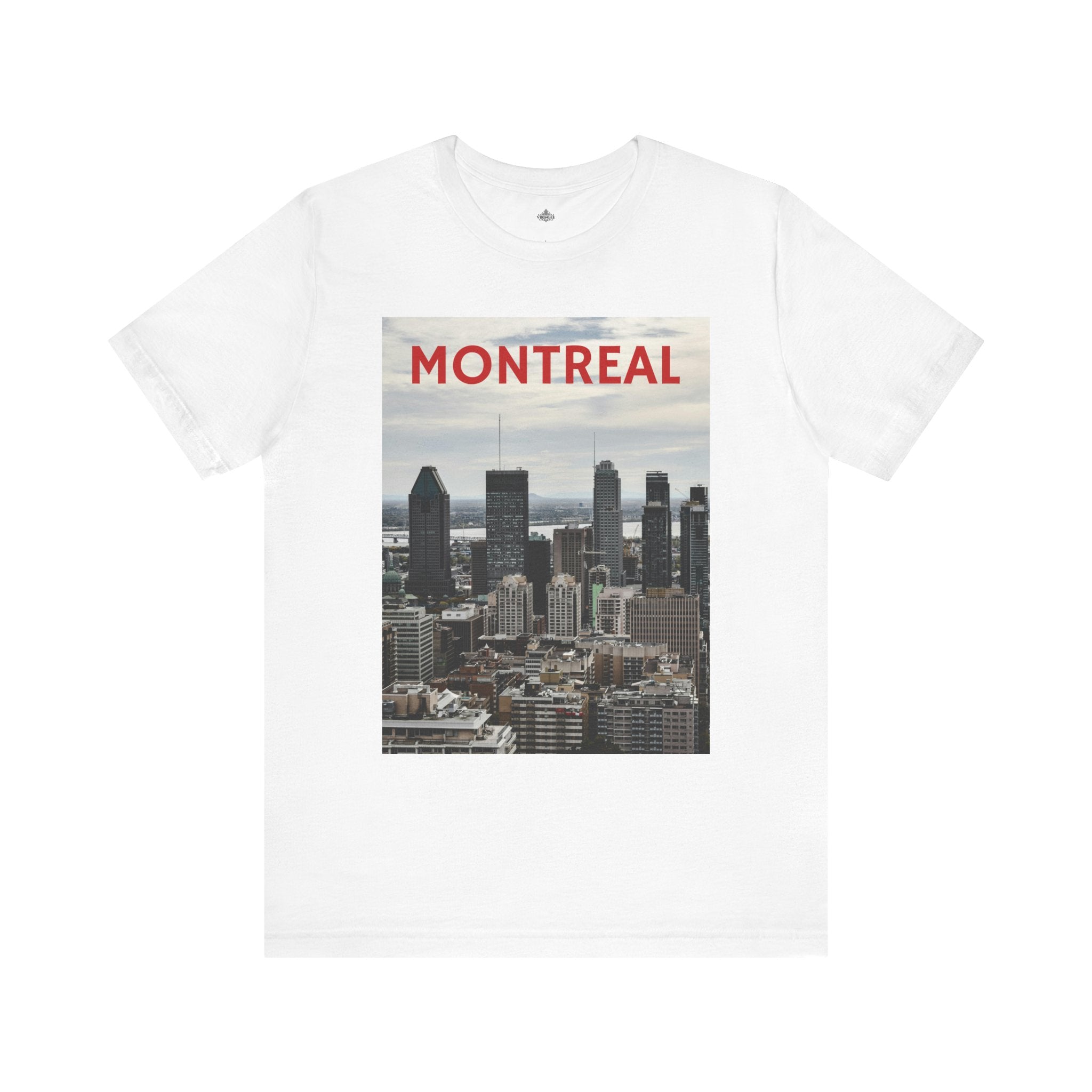 Unisex Montreal cityscape T-shirt with skyline design