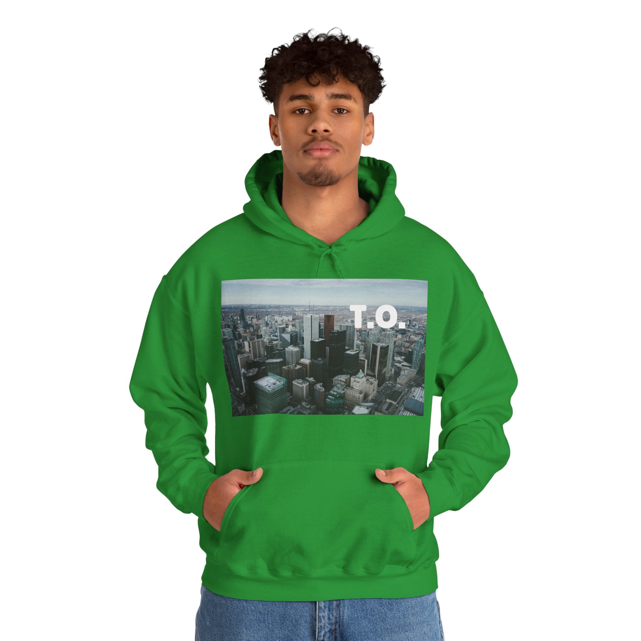 Viringee Toronto T.O. Urban Skyline Unisex Hoodie