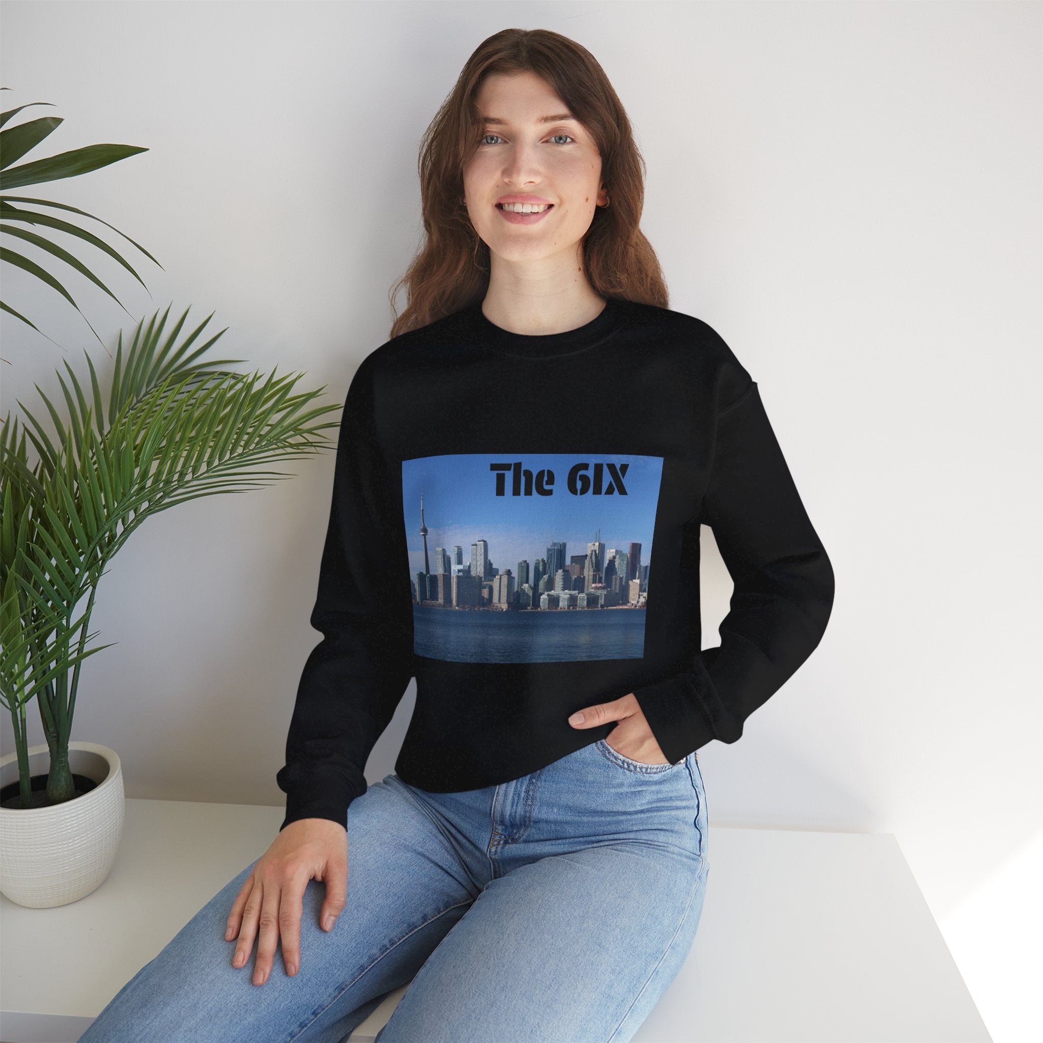 Viringee Toronto Skyline Unisex Crewneck Sweatshirt