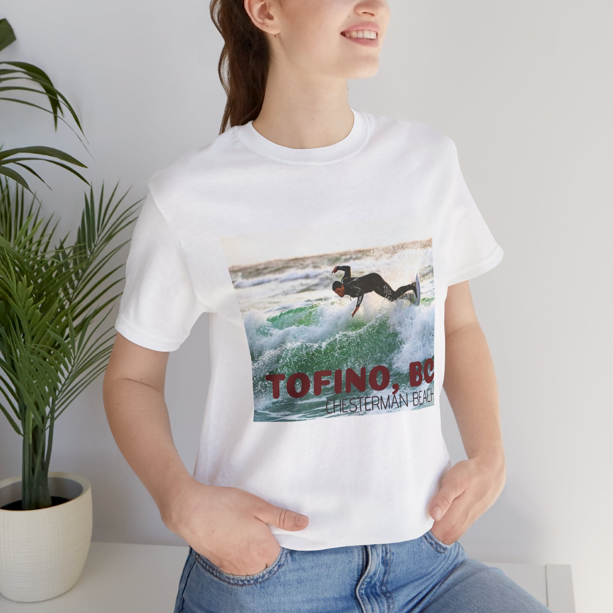 Viringee Tofino Chesterman Beach Surfing Graphic Tee