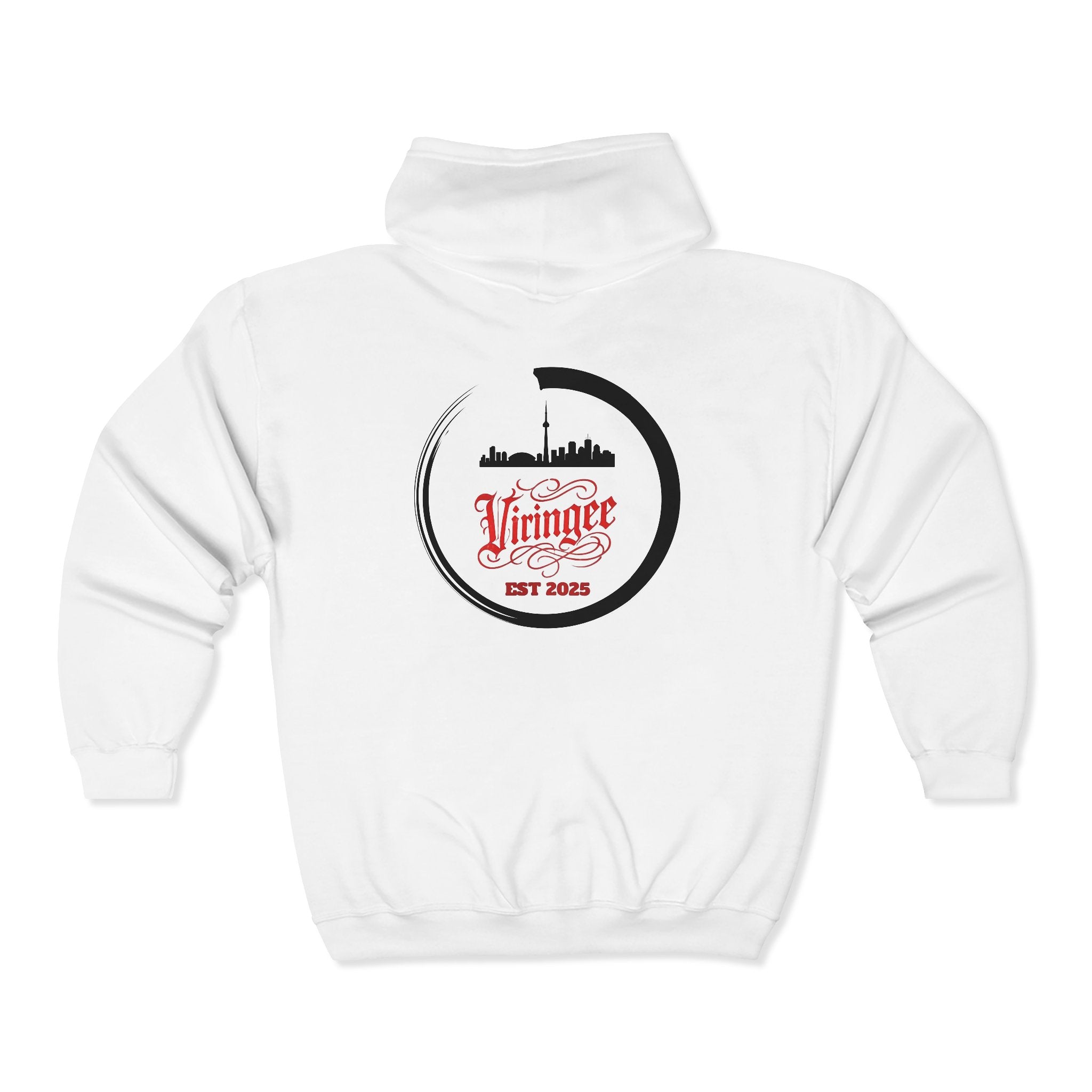 Viringee Toronto Kayaking Club Full-Zip Unisex Hoodie