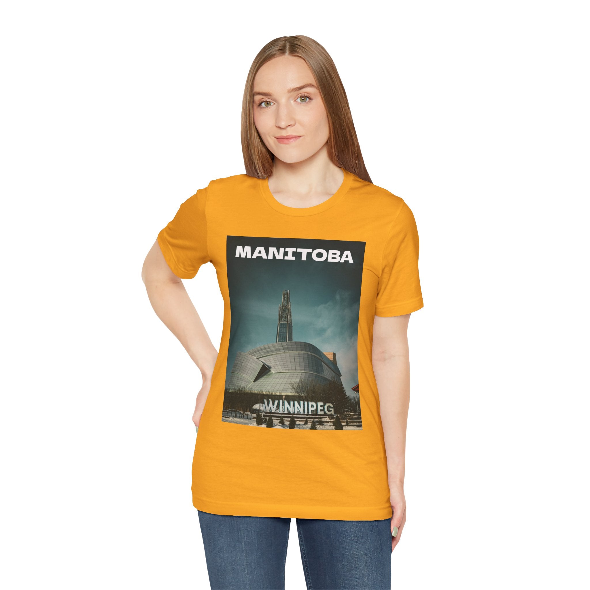 Vintage Manitoba Cityscape Graphic Tee