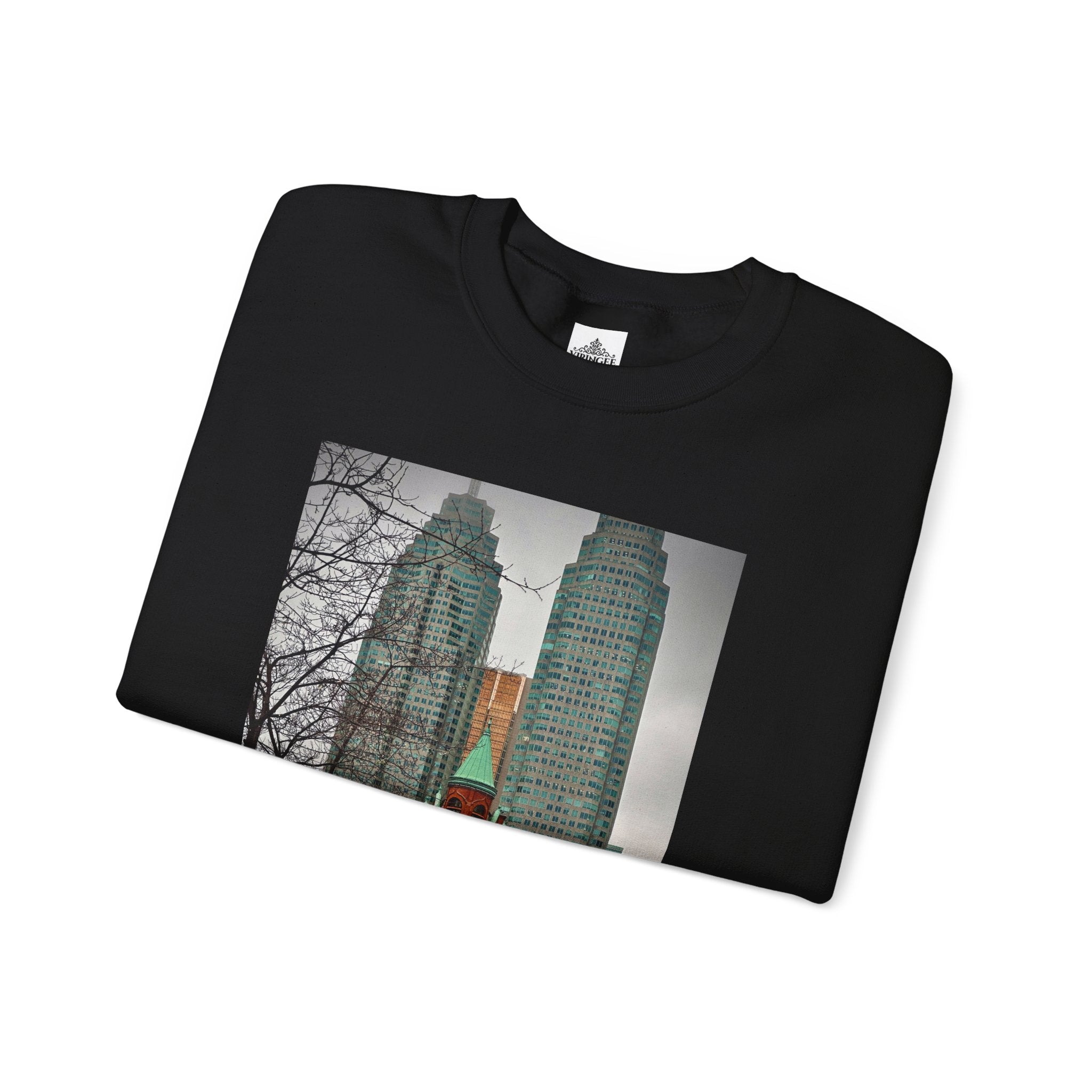 Viringee Toronto Gooderham Flatiron Building Unisex Crewneck Sweatshirt