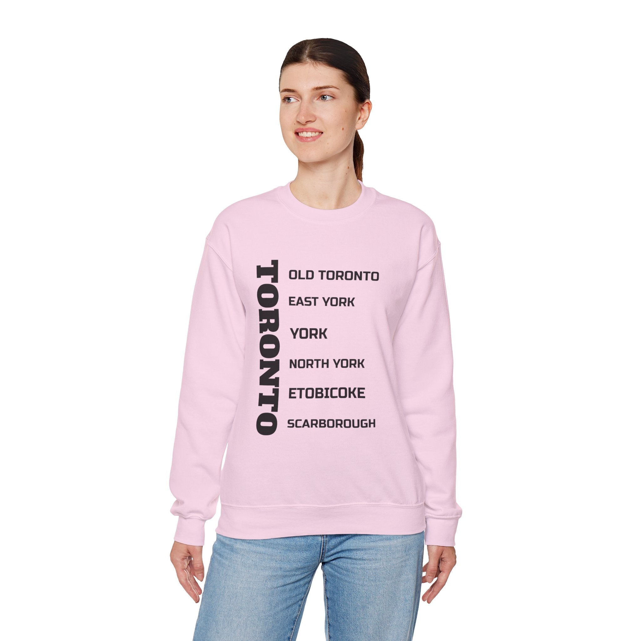 Viringee Toronto Six Boroughs Unisex Crewneck Sweatshirt