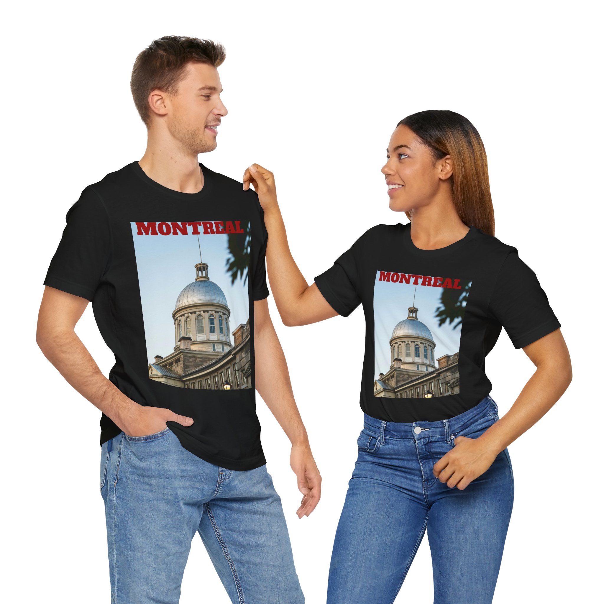 Unisex Old Montreal vintage T-shirt with city graphic