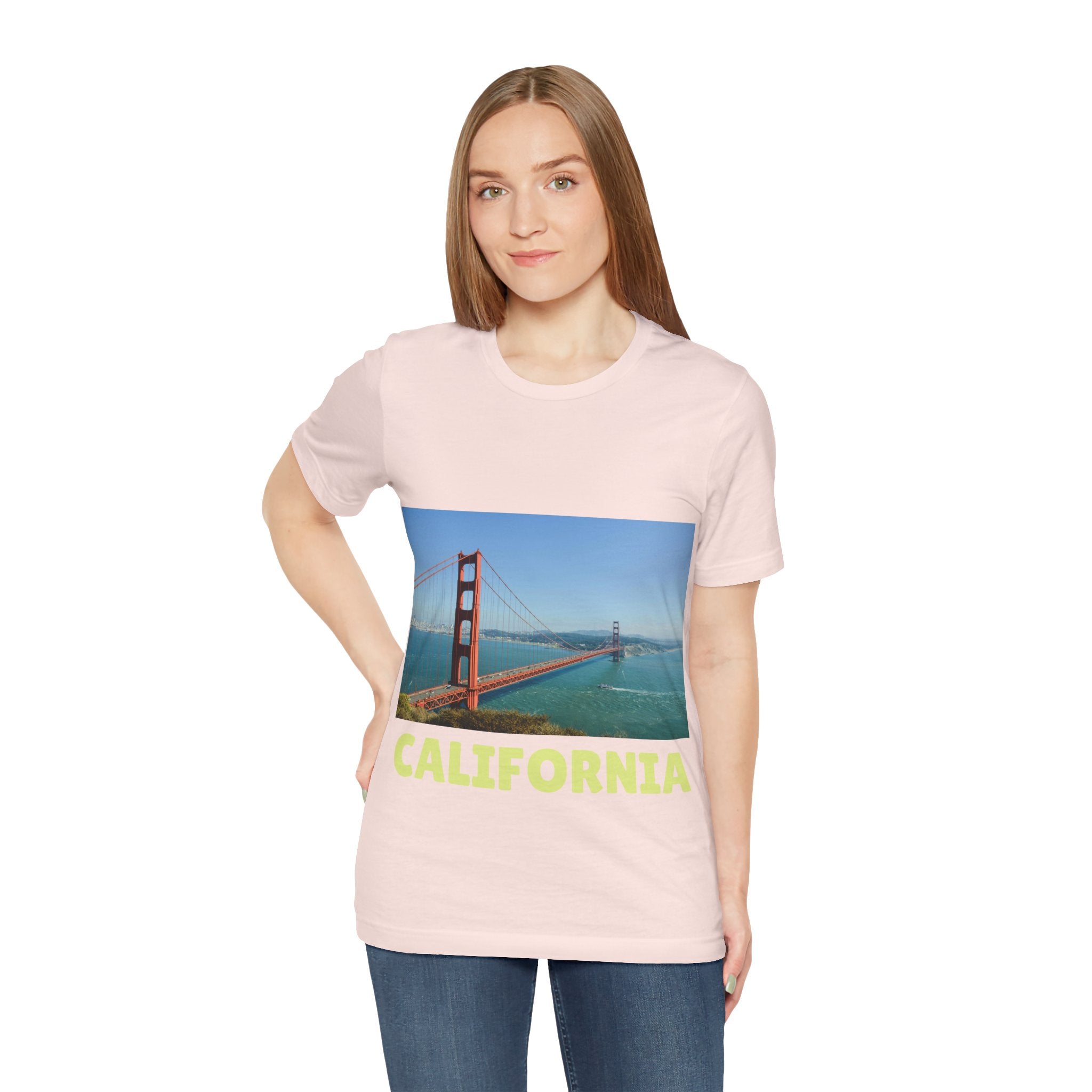 Viringee California Golden Gate Bridge Graphic T-shirt