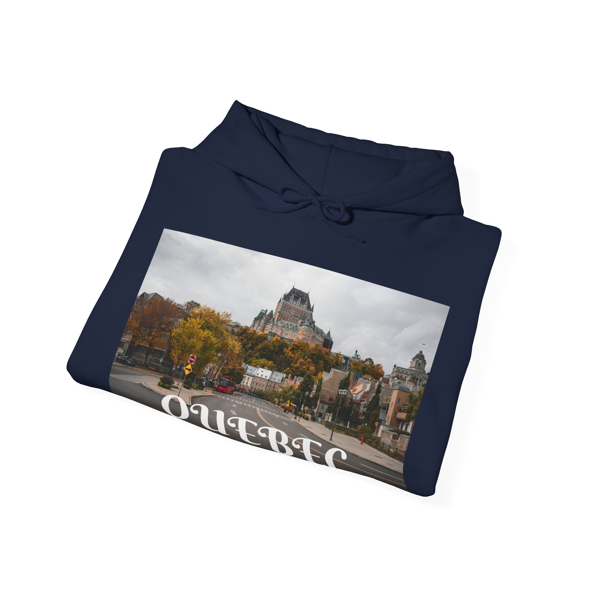Viringee Quebec Architecture Unisex Hoodie / Hoodie Unisexe Viringee Architecture du Québec