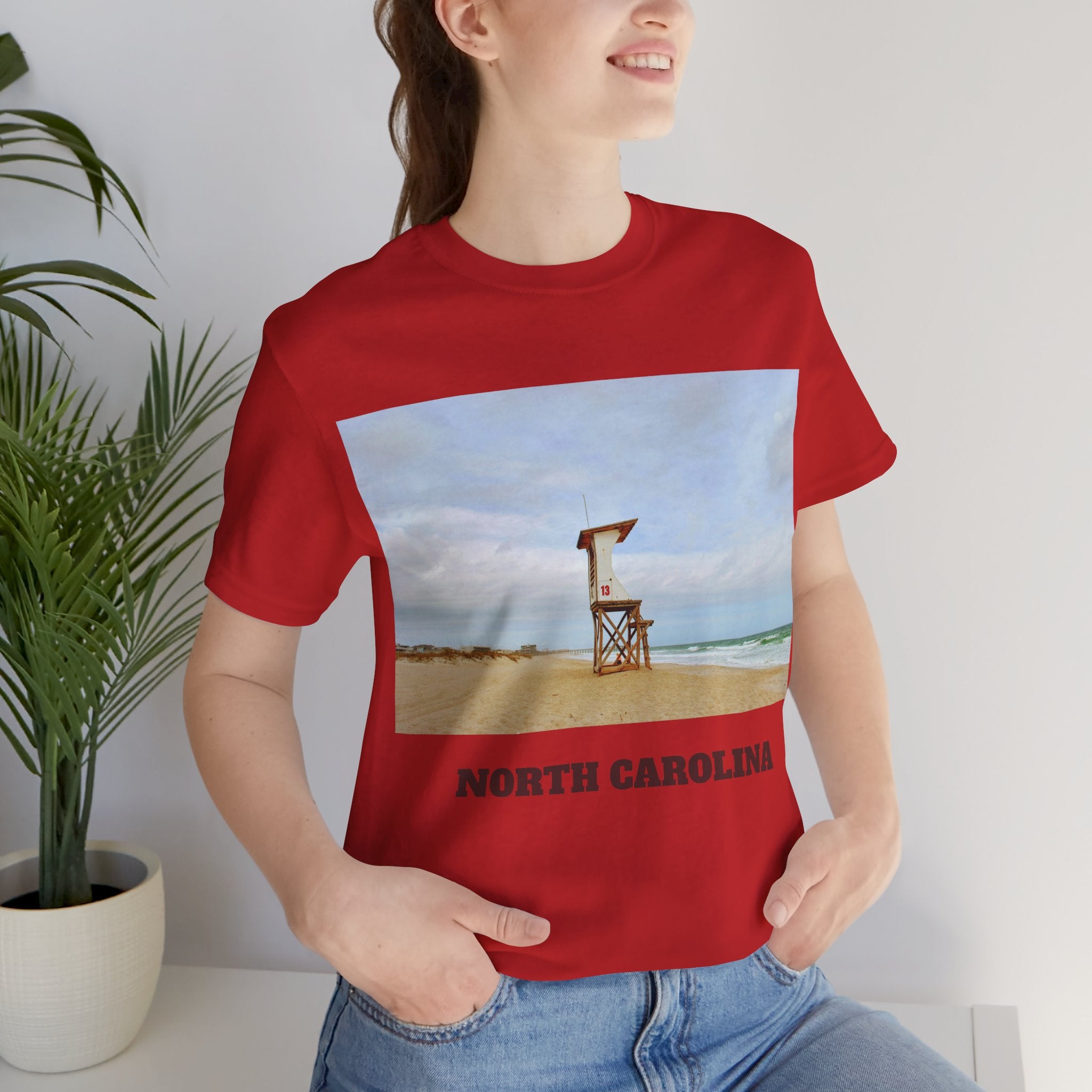 Viringee North Carolina Beach Life Unisex T-Shirt