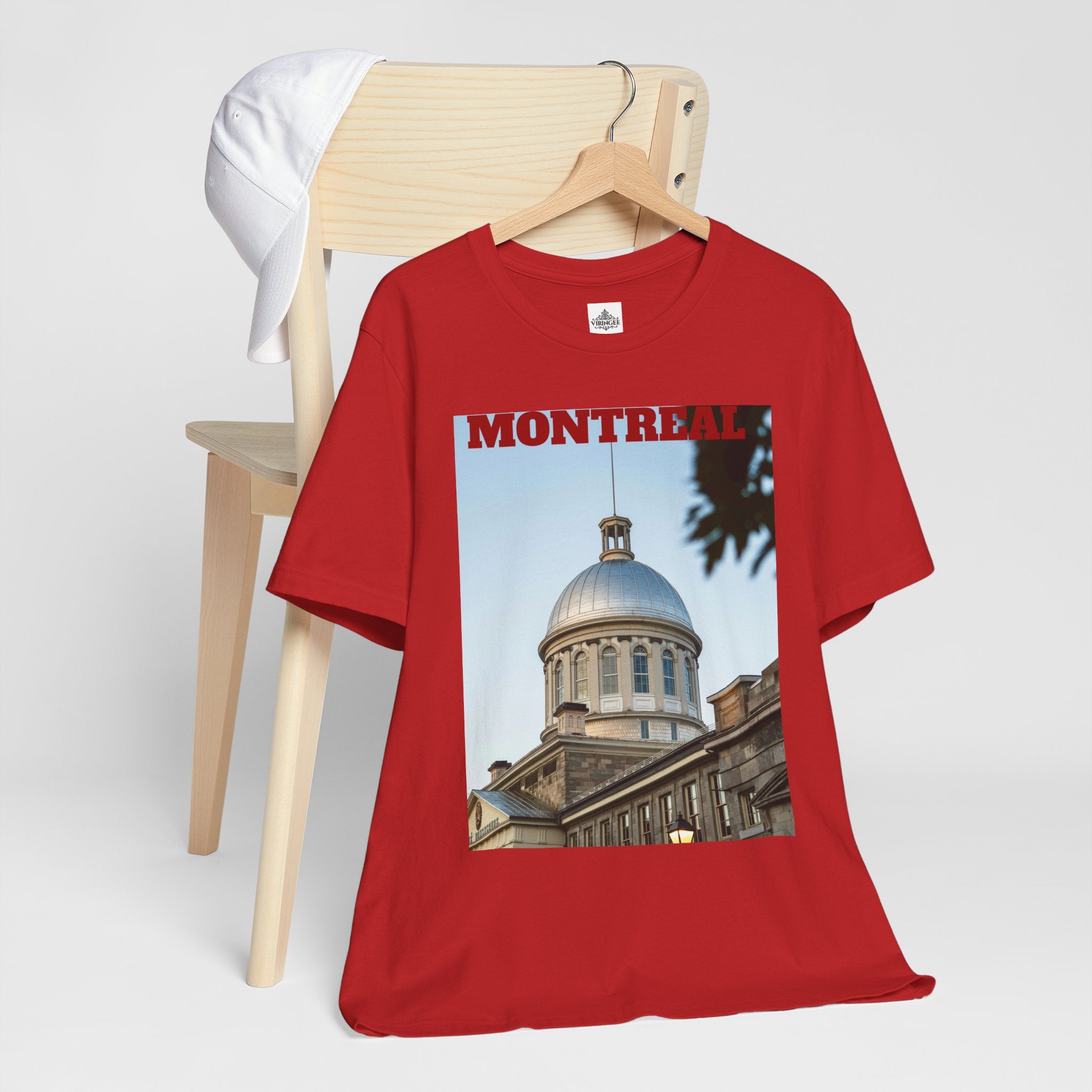 Unisex Old Montreal vintage T-shirt with city graphic