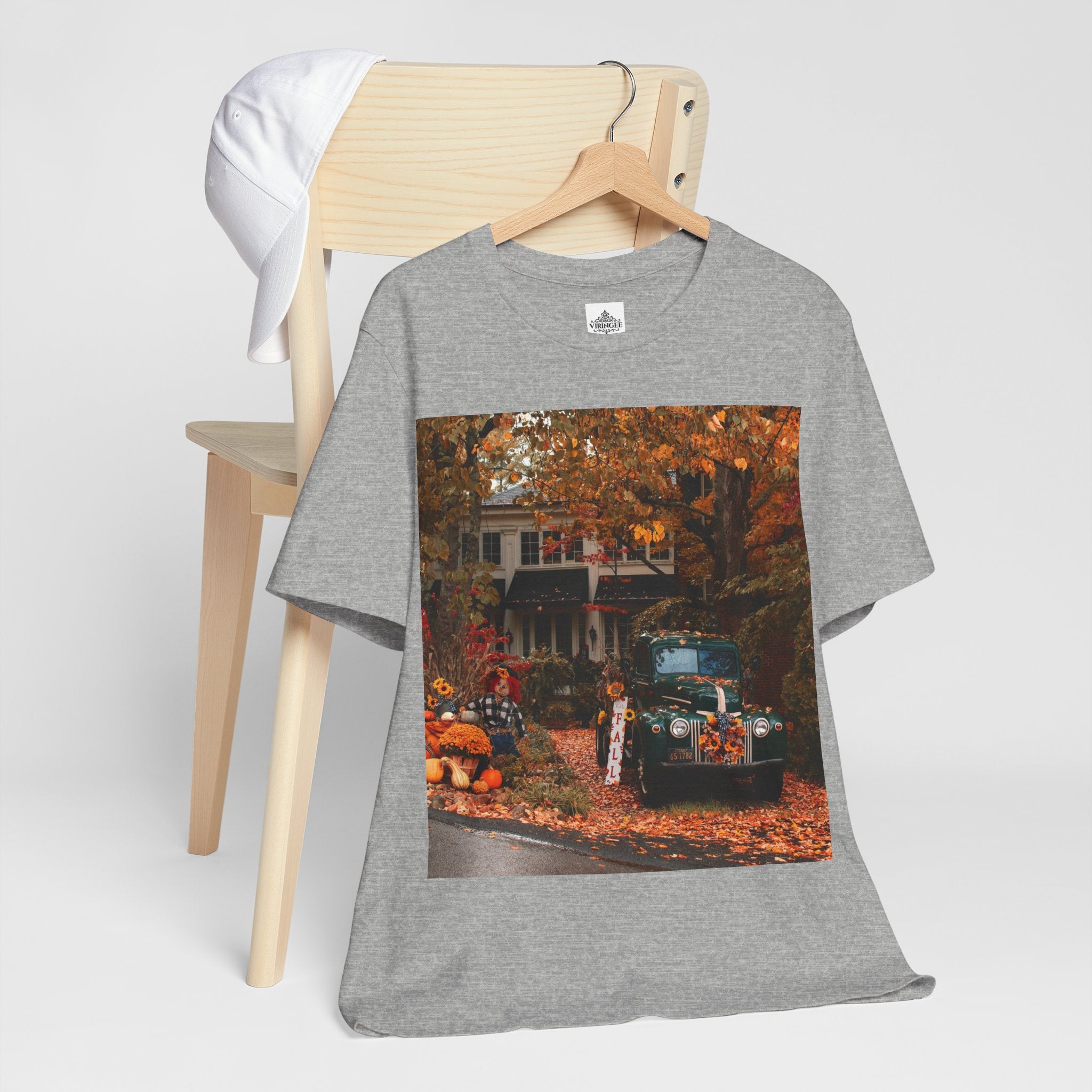 Viringee Autumn Vibes Unisex Jersey T Shirt