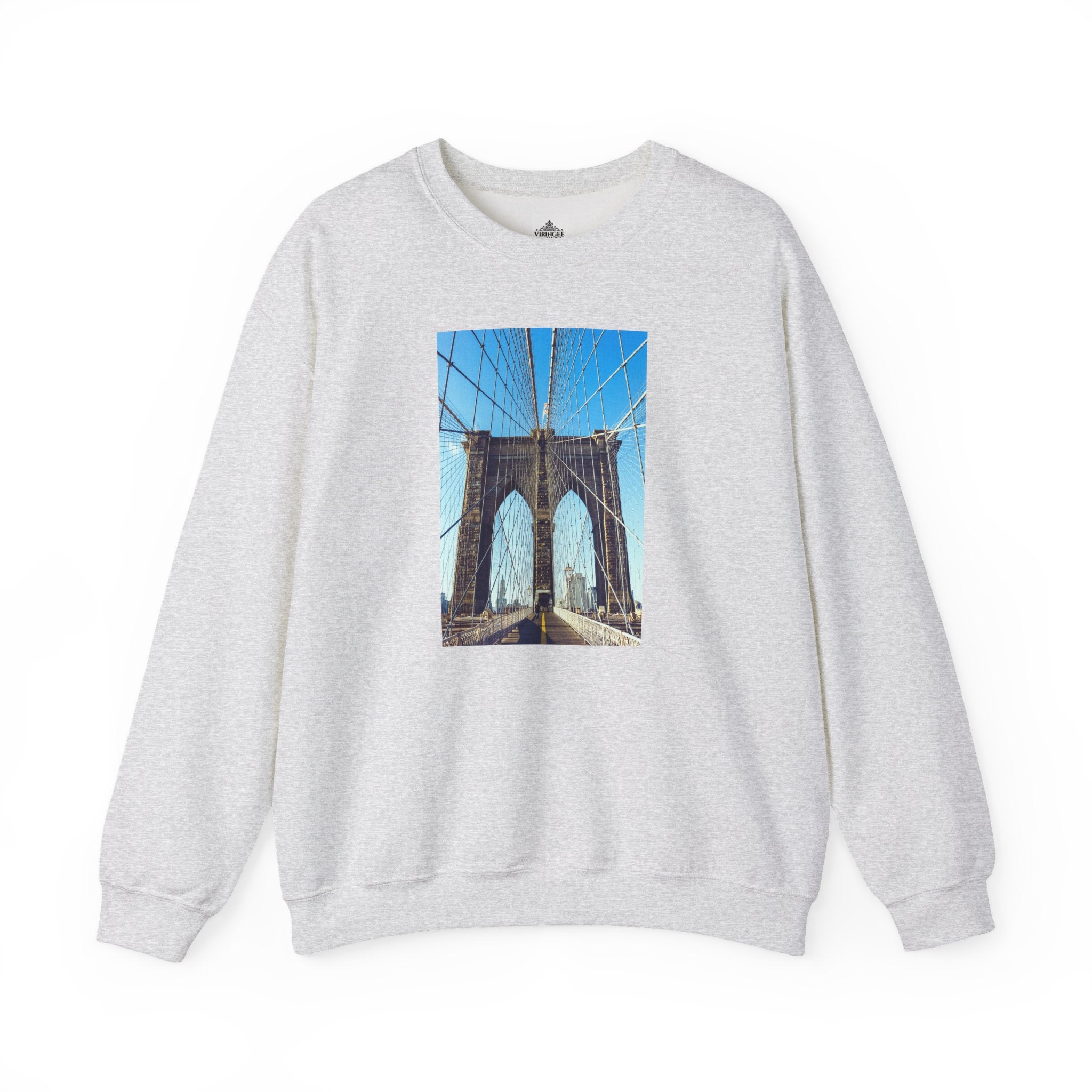Viringee Brooklyn Bridge Crewneck Sweatshirt