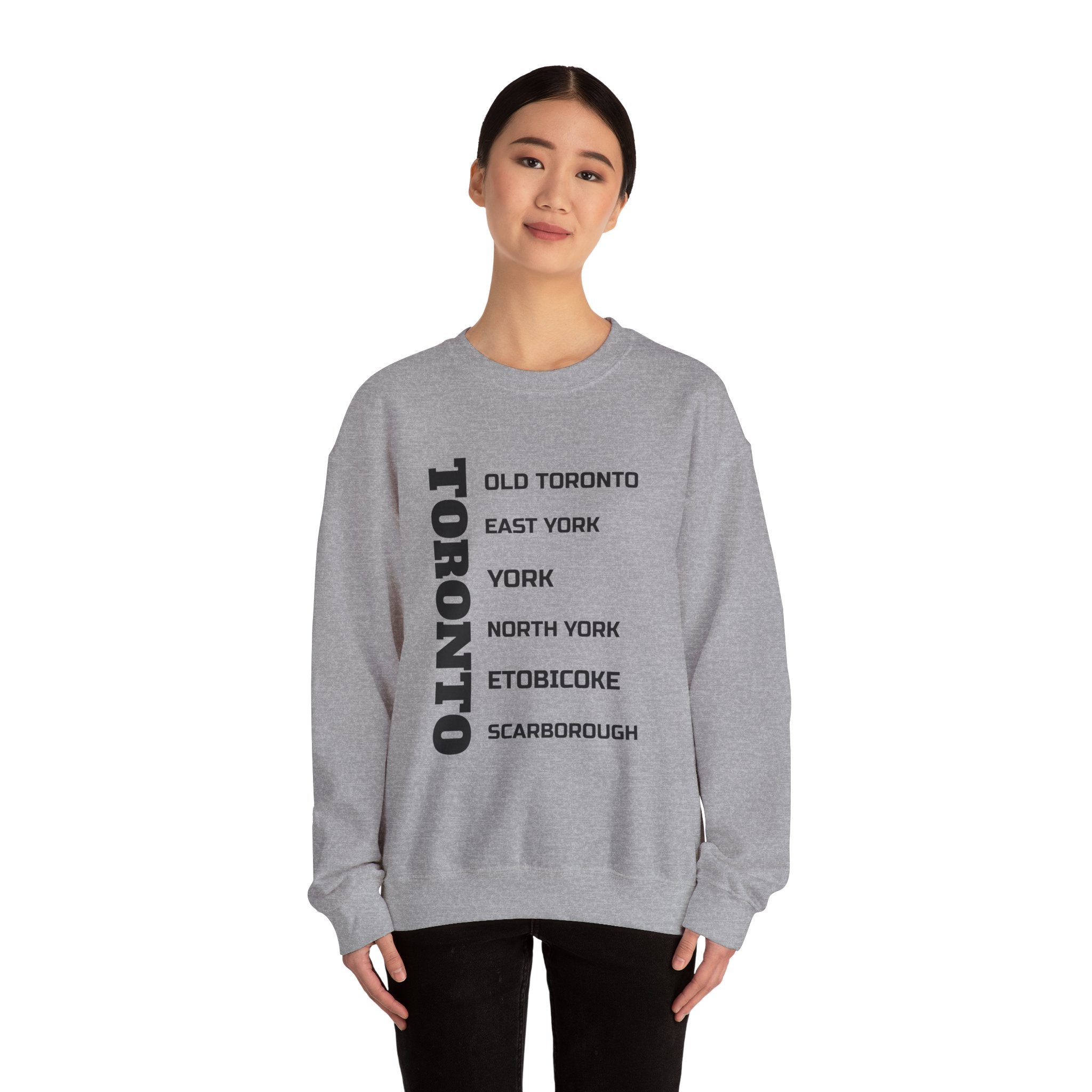 Viringee Toronto Six Boroughs Unisex Crewneck Sweatshirt