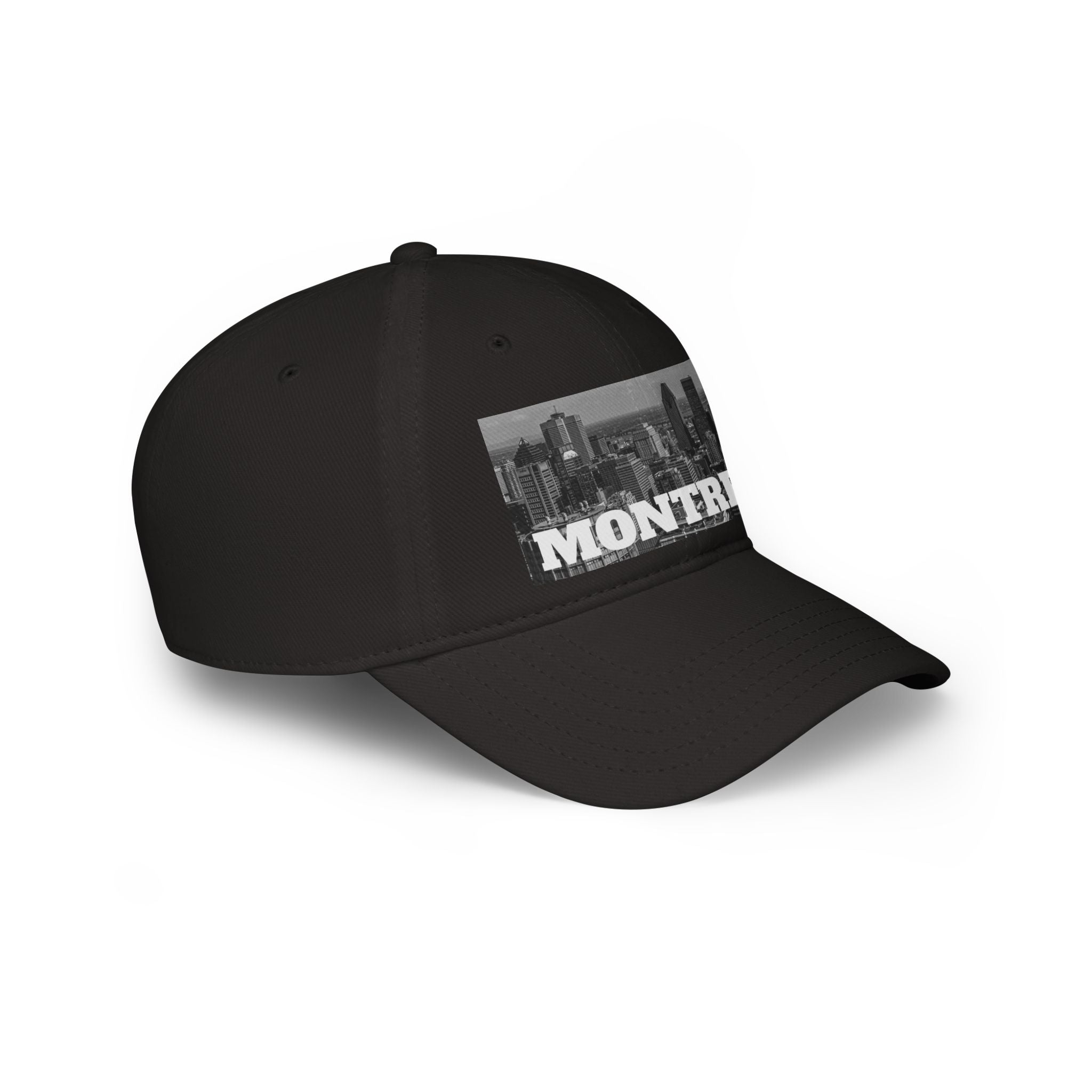 Adjustable Montreal low profile cap with printed graphic