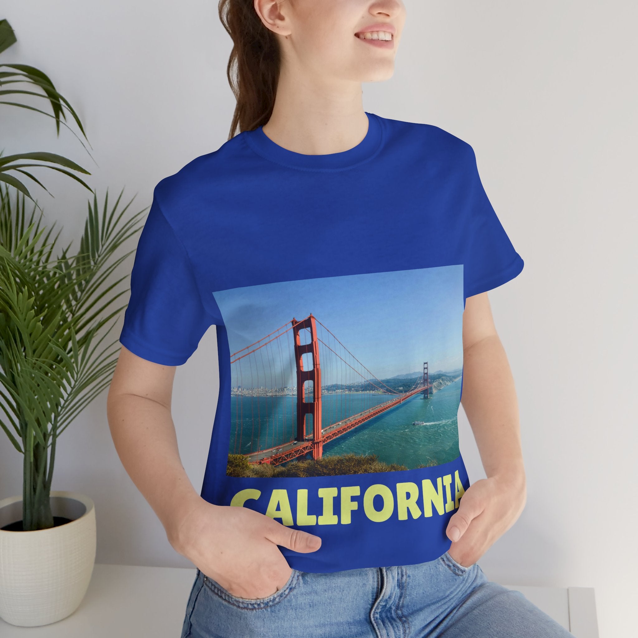 Viringee California Golden Gate Bridge Graphic T-shirt